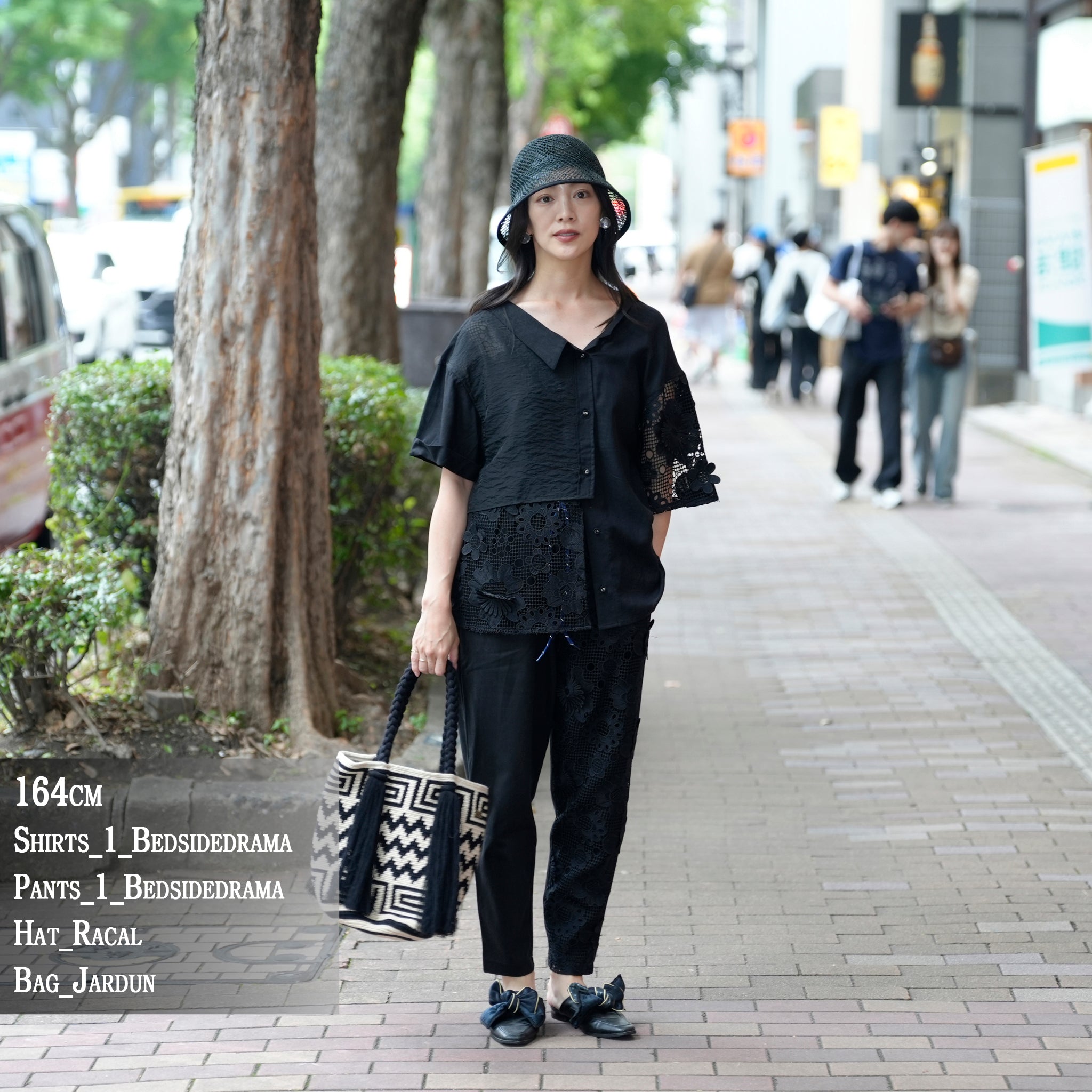 RL-25-024W_Black | Kenma tulip hat | Color:Black【RACAL_ラカル】