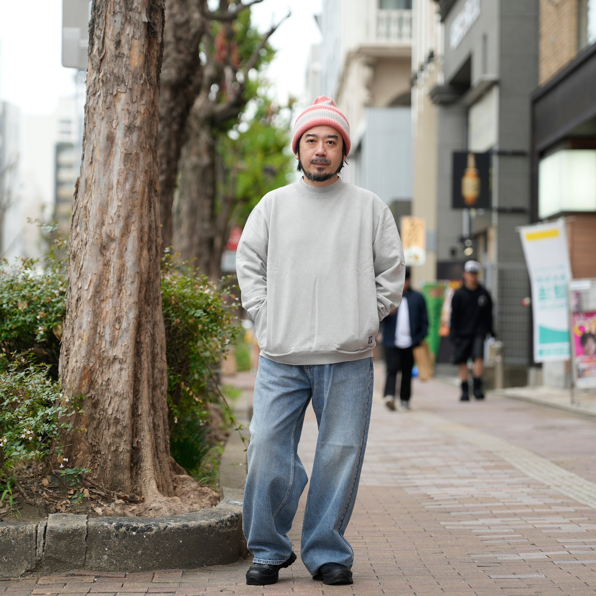 DENIM BAGGY PANTS | Color_#15 BlueStone | No_gh5s013d_#15 bluestone【GUNG HO_ガンホー】