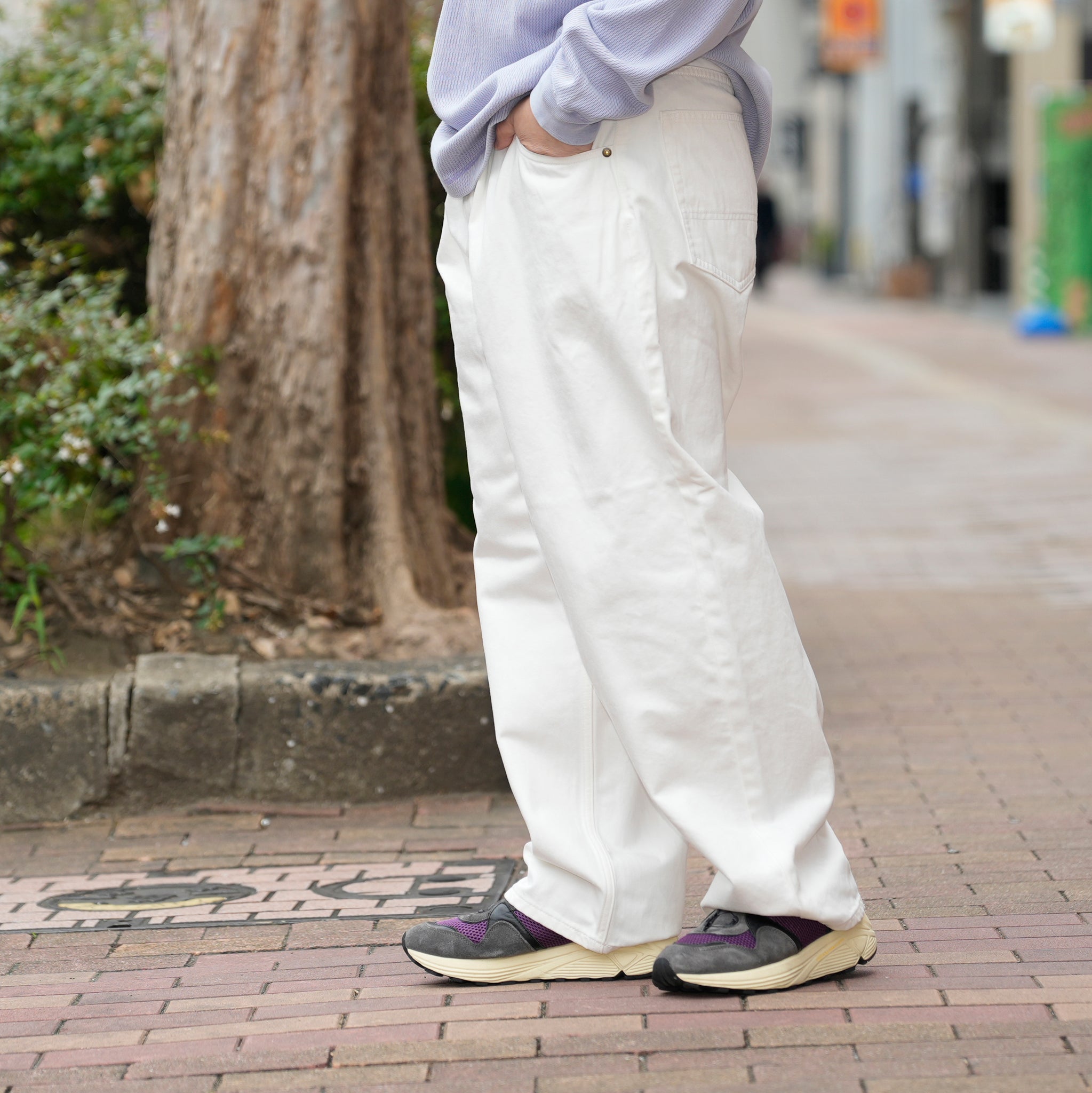DENIM BAGGY PANTS | Color_#07 White | No_gh5s013d_#07 white【GUNG HO_ガンホー】
