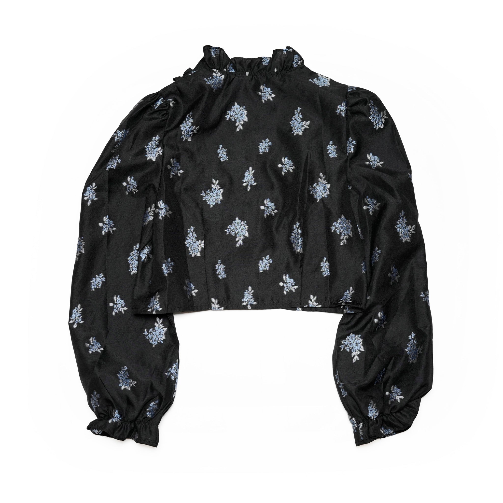 31SJ00TO581BLK | Onyx Floral Top | Color:Black【SISTER JANE_シスタージェーン】【archive】