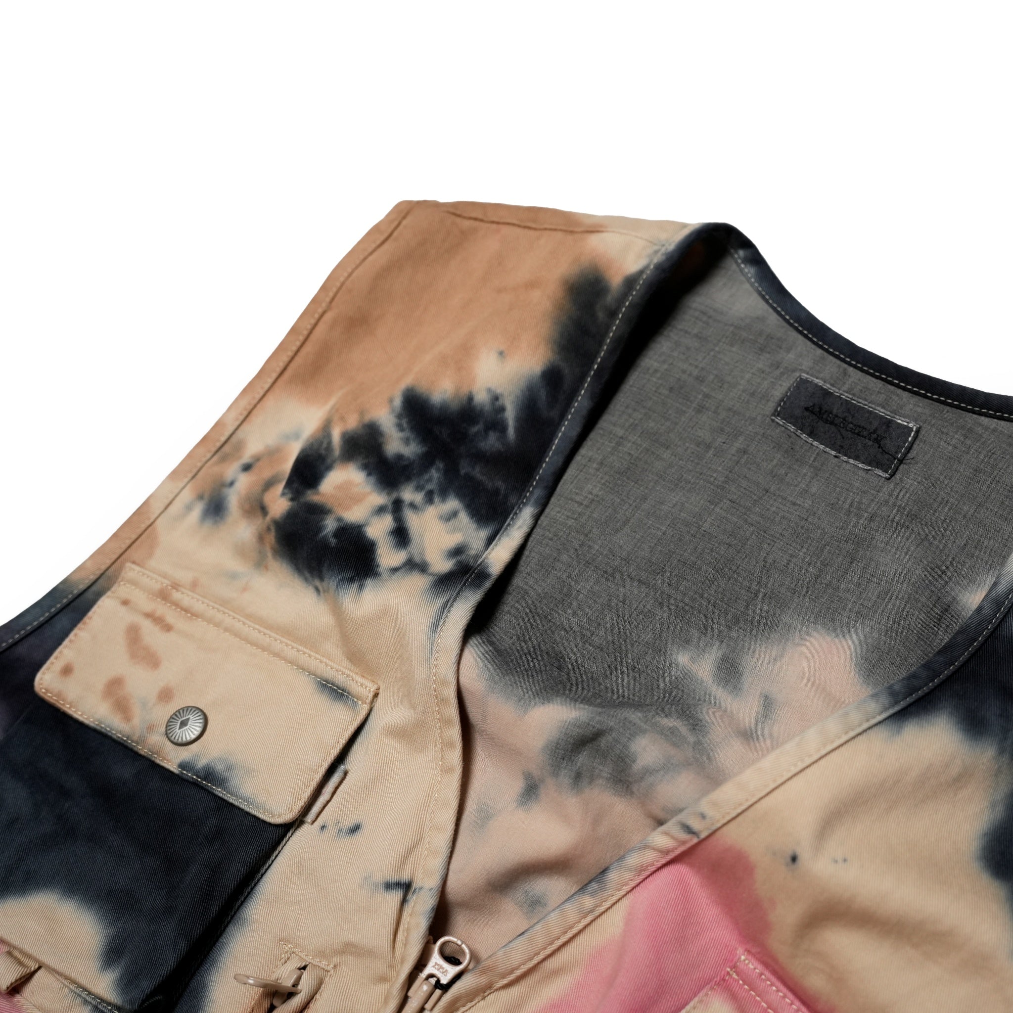 Camouflage Custom Fisher Man Chino Vest カモフラ カスタムフィッシャーマン チノベスト – Camo | Size:Short | AMBERGLEAM