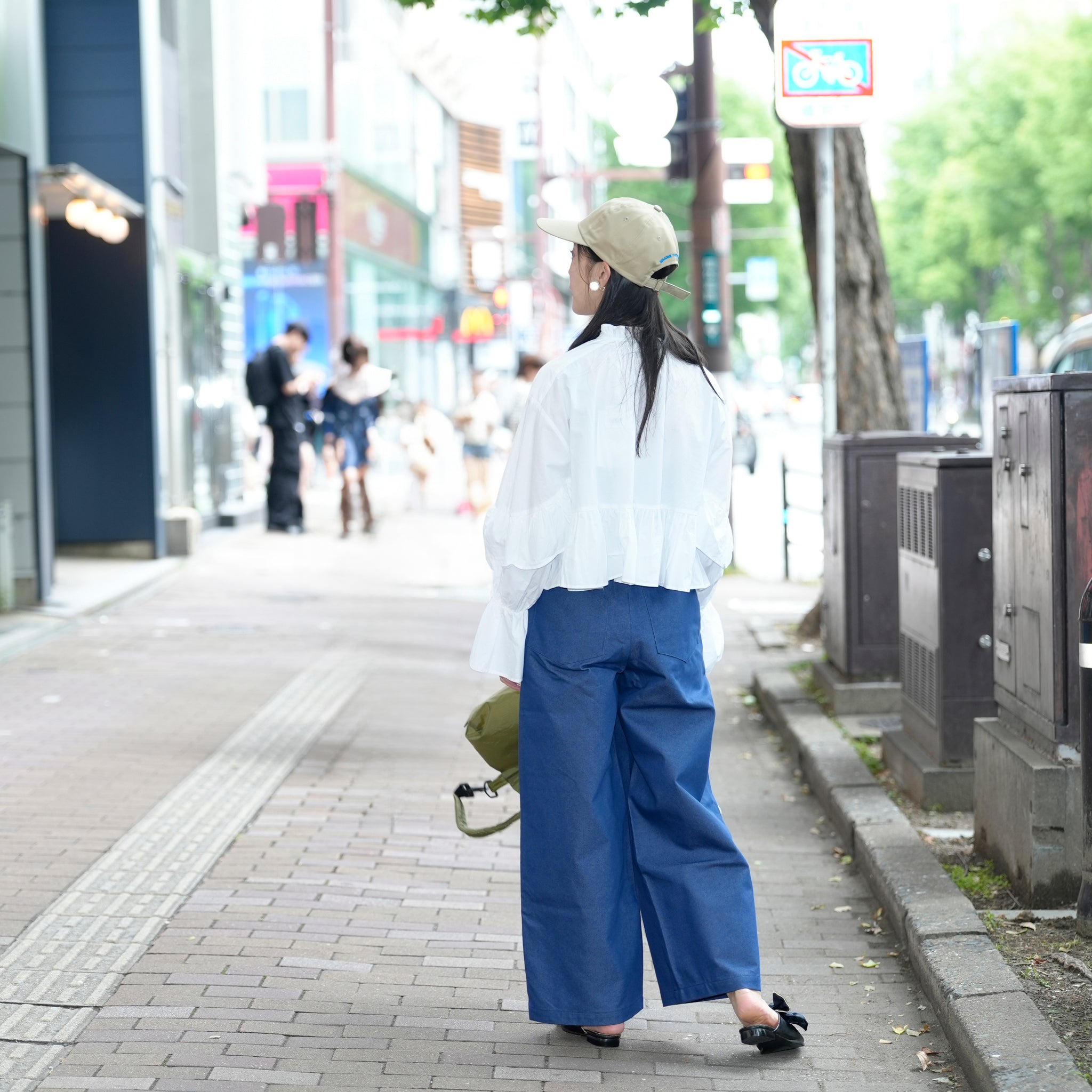 31SJ01TR221DEN_Denim | Heart to Heart Trousers | Color:Denim【SISTER JANE_シスタージェーン】【archive】
