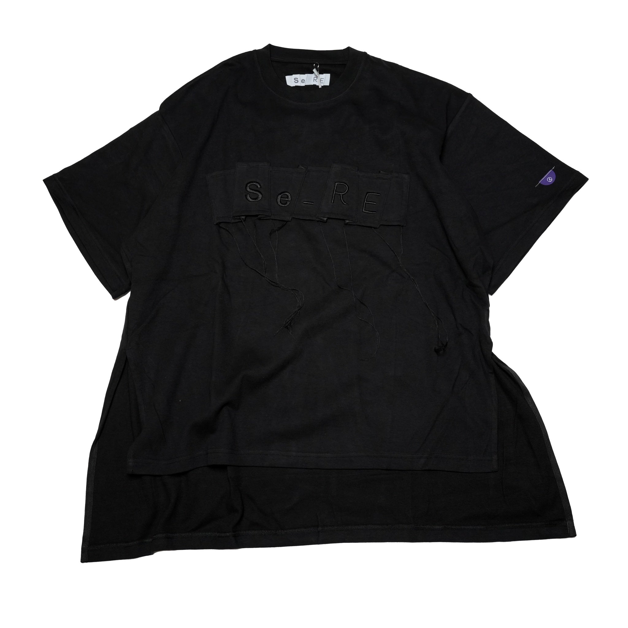 SNS24-RE-T02 | SeRE:FYI tee -BLACK 【SEIVSON_セイブソン】