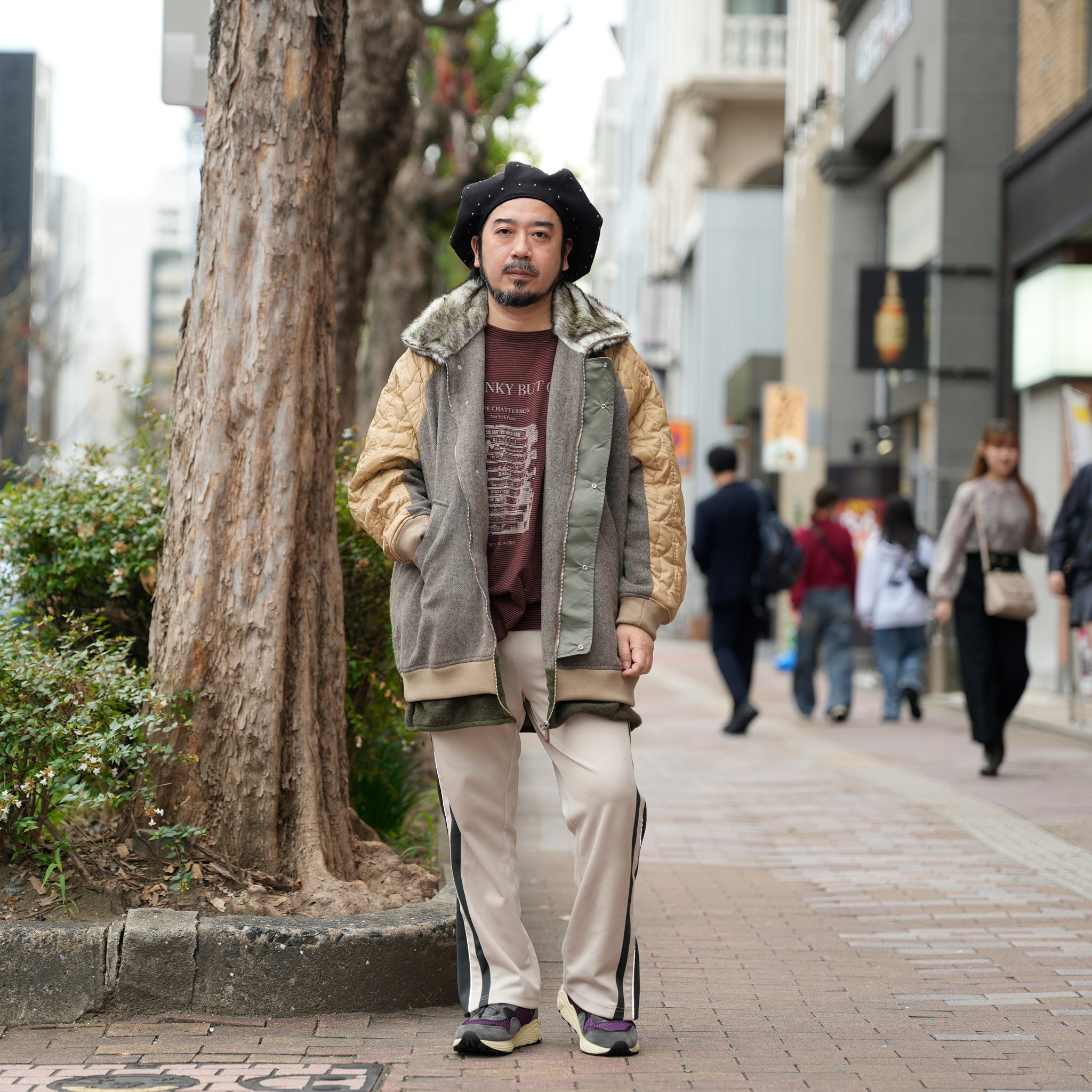 The Origin Folklore Blouson | Color_Beige | No_bsd25aw-03_beige【BEDSIDEDRAMA_ベッドサイドドラマ】