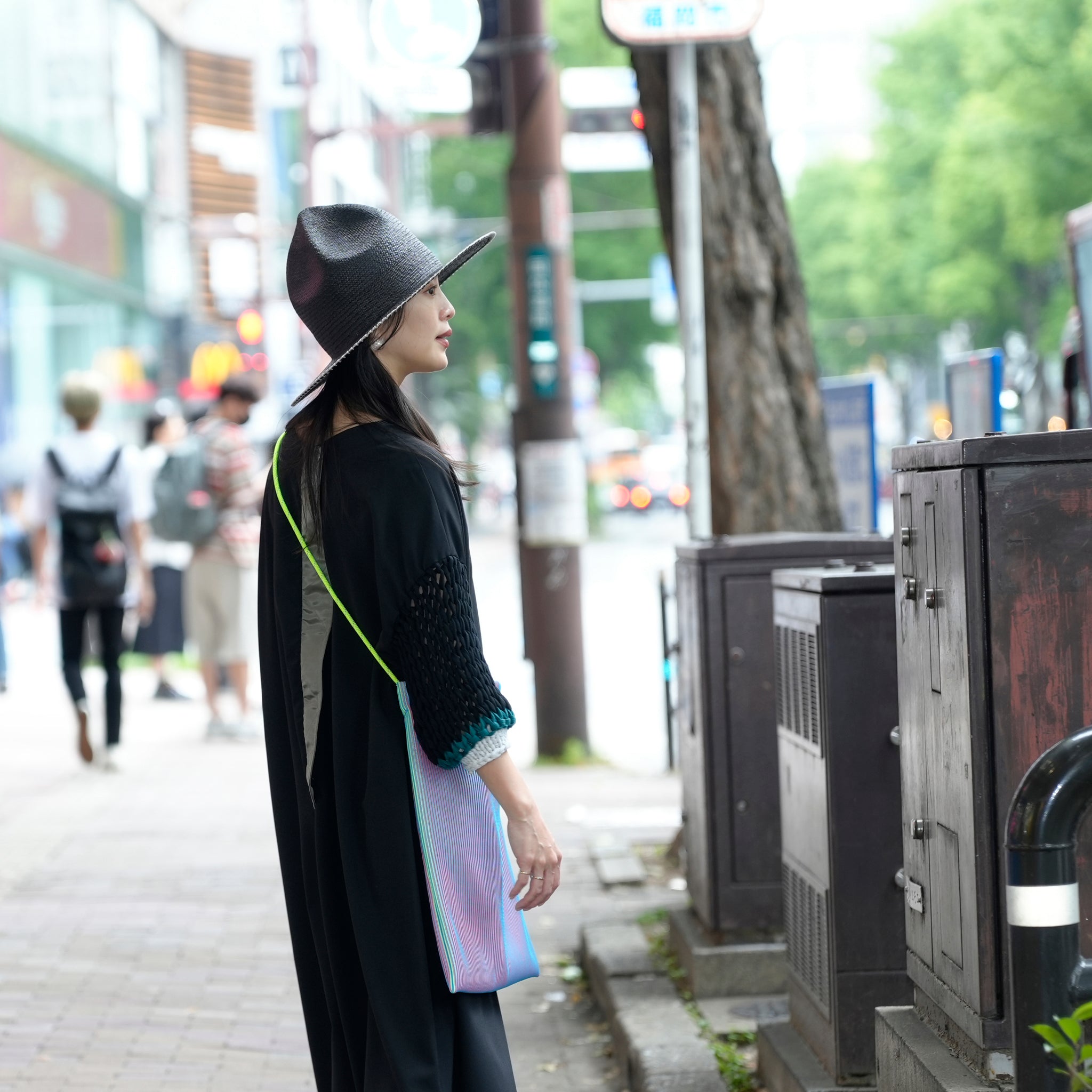 BSD25SS-02_Black | Loose Sleeve Military One-piece | Color:Black【BEDSIDEDRAMA_ベッドサイドドラマ】【archive】