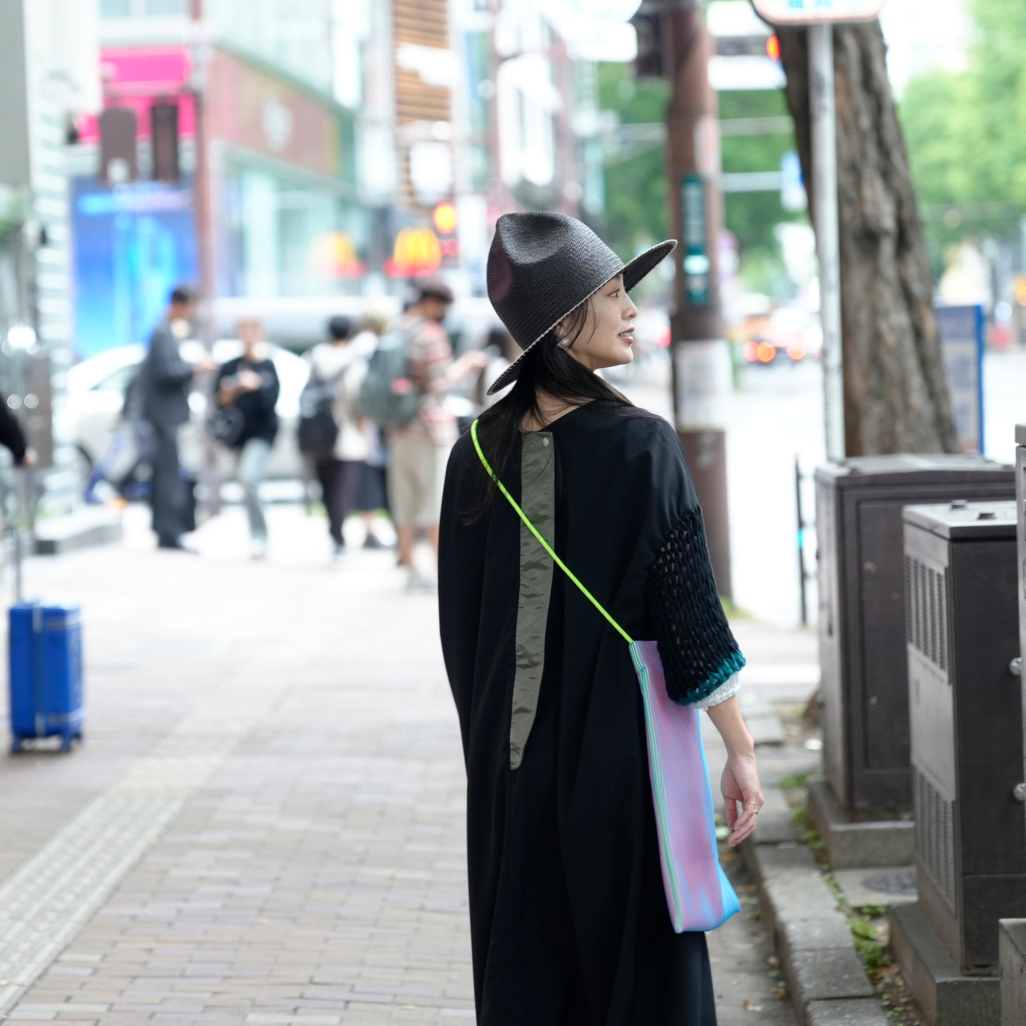 BSD25SS-02_Black | Loose Sleeve Military One-piece | Color:Black【BEDSIDEDRAMA_ベッドサイドドラマ】【archive】