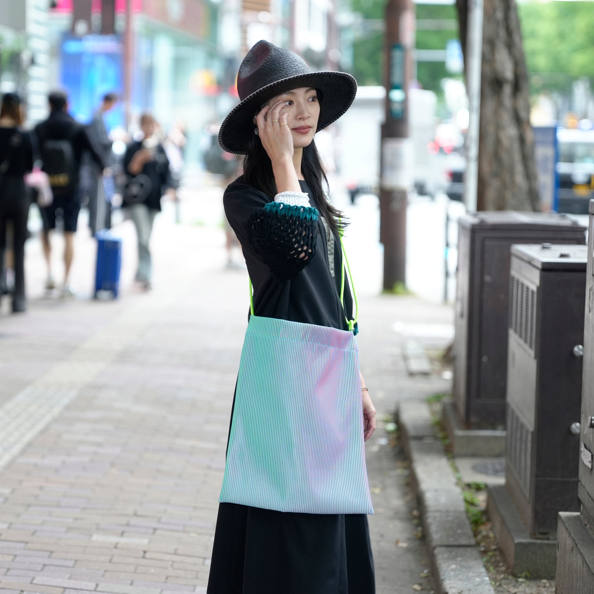 BSD25SS-24_Tropical | Trance Tote Bag | Color:Tropical【BEDSIDEDRAMA_ベッドサイドドラマ】