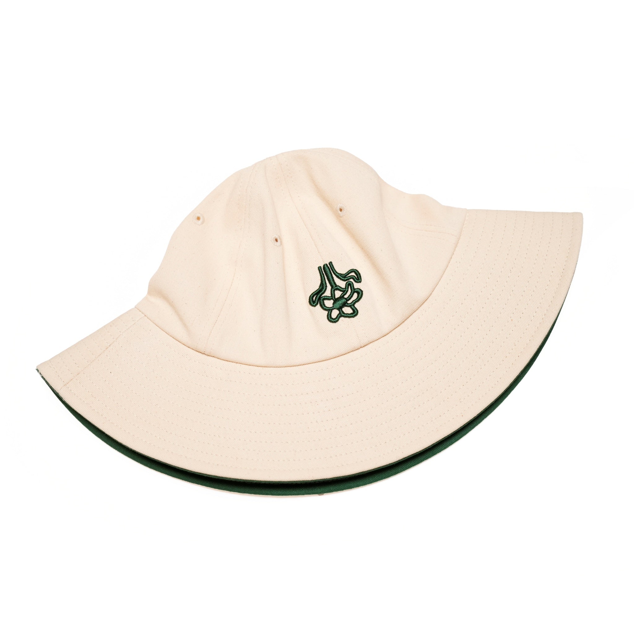 Embroidered Logo Hat 刺繍ロゴハット – Black / Natural | Size:Free | AMBERGLEAM
