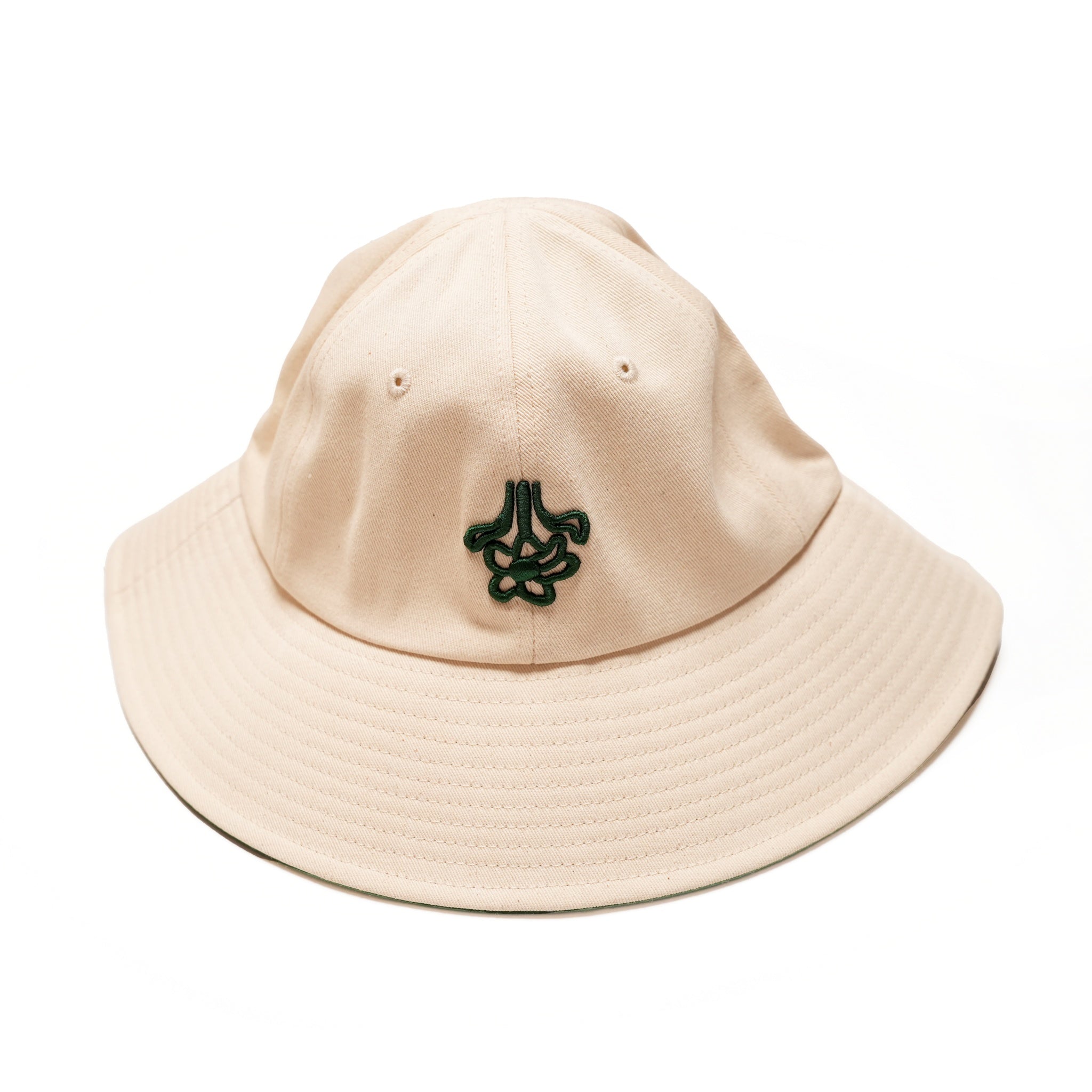 Embroidered Logo Hat 刺繍ロゴハット – Black / Natural | Size:Free | AMBERGLEAM
