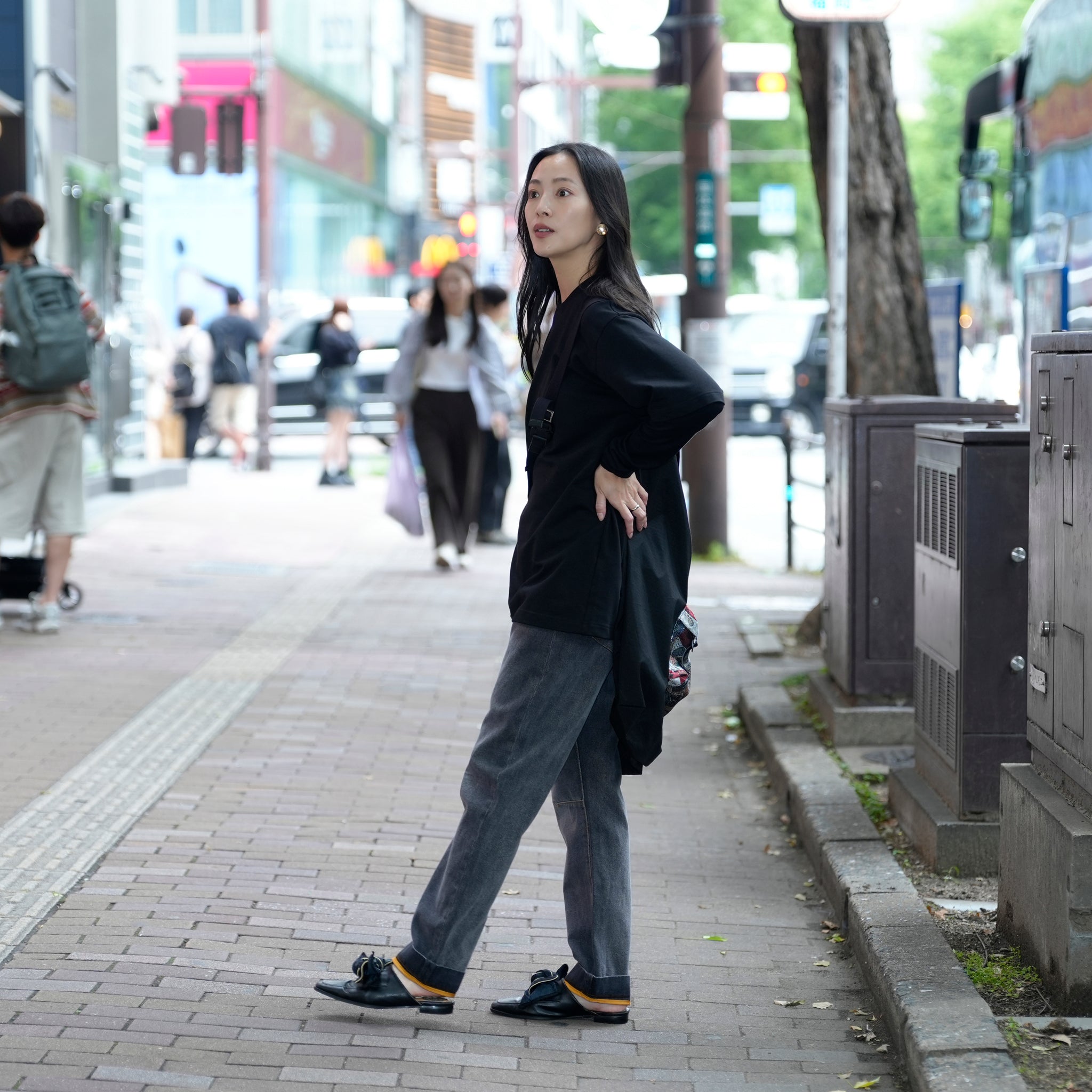 SF25SS-24_Black | KESA Big Roll Bag | Color:Black【STOF_ストフ】