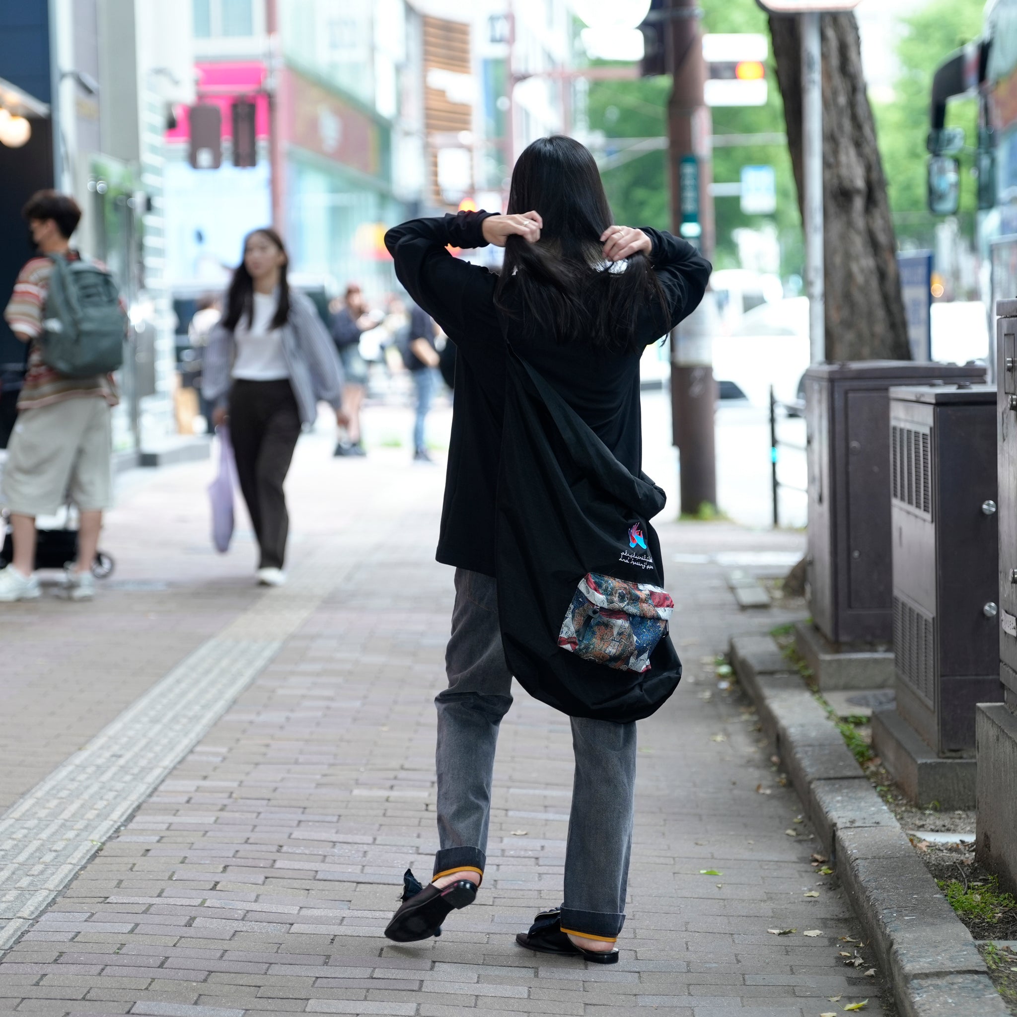 SF25SS-24_Black | KESA Big Roll Bag | Color:Black【STOF_ストフ】