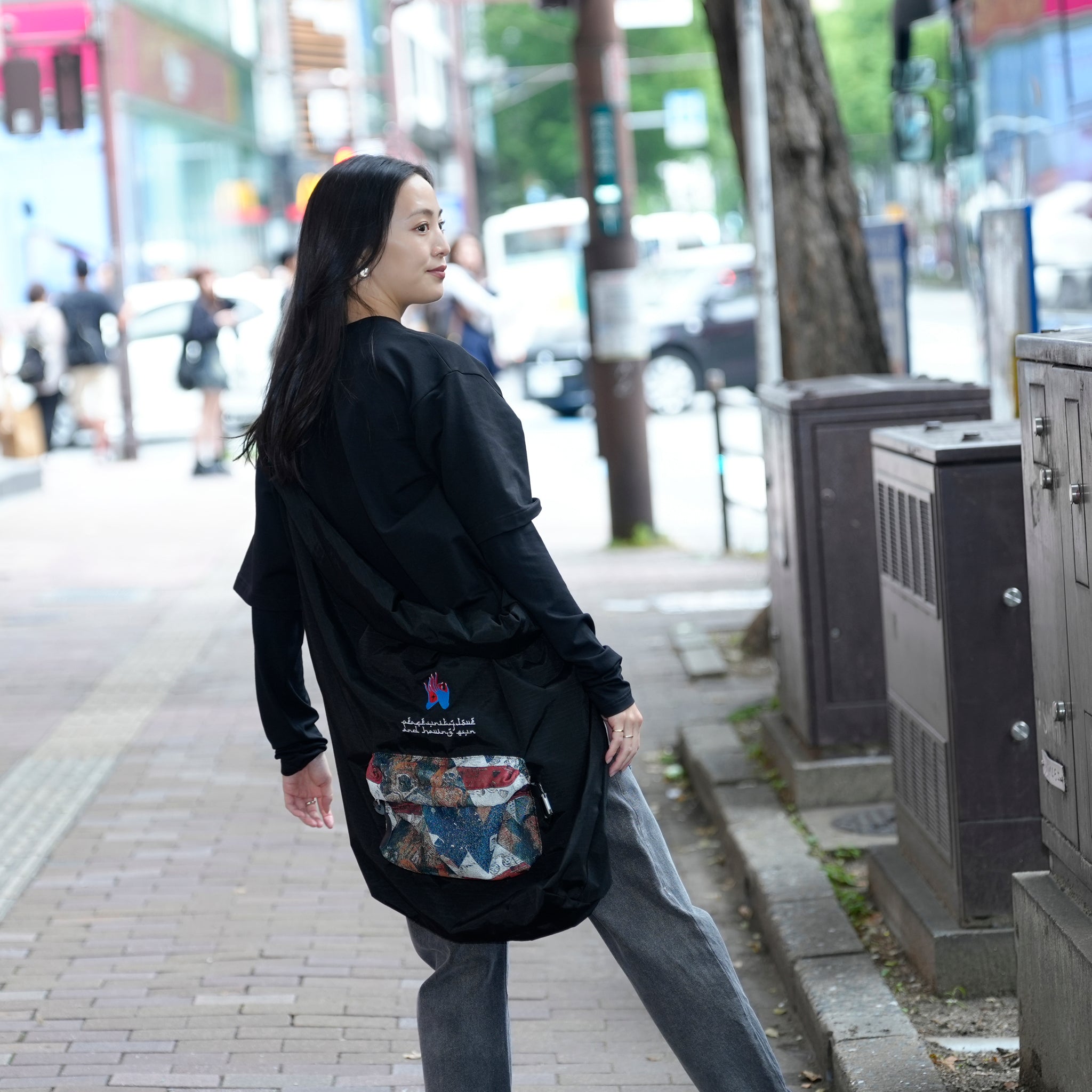 SF25SS-24_Black | KESA Big Roll Bag | Color:Black【STOF_ストフ】