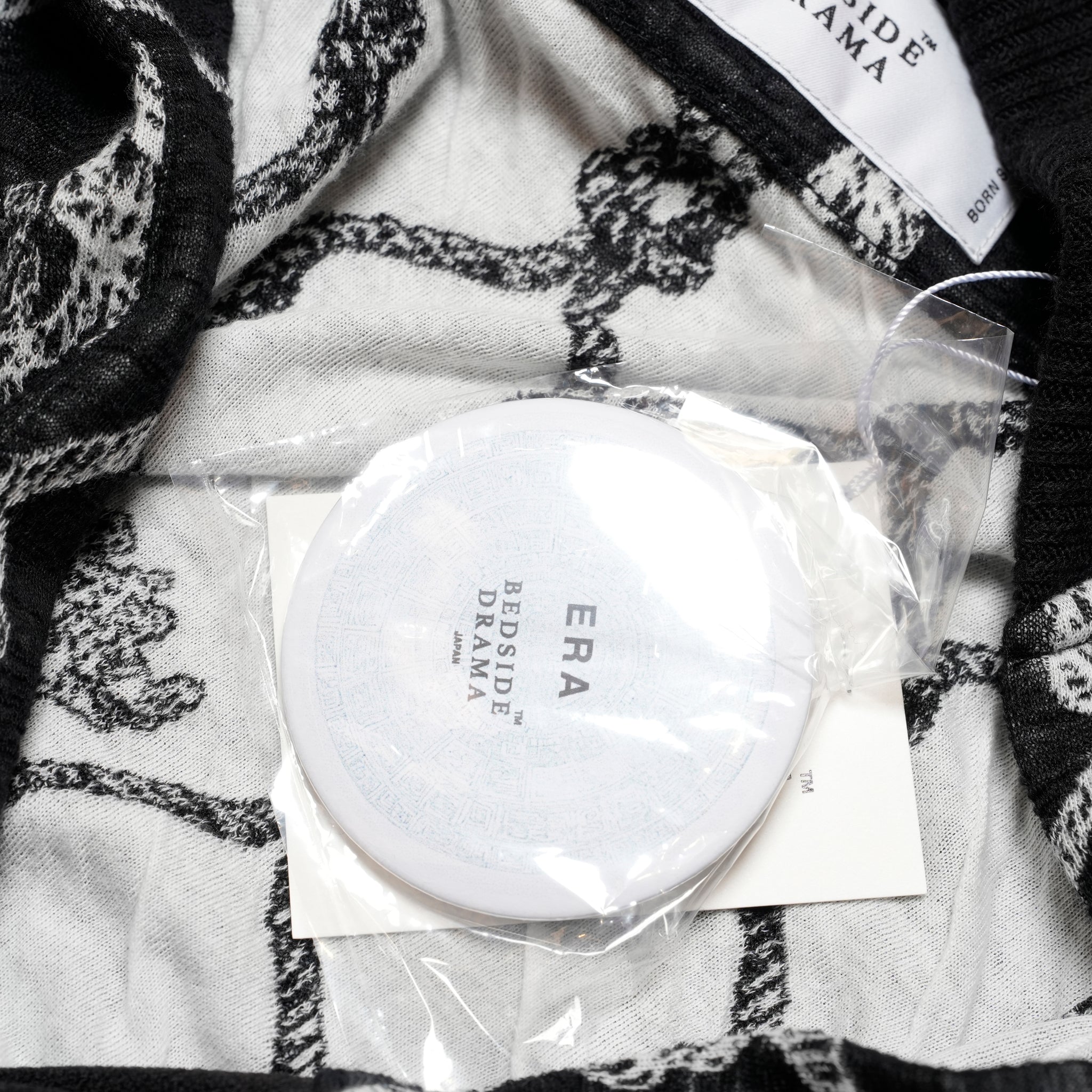 Origin Jacquard Mix Gawn | Color_Black | No_bsd25aw-10_black【BEDSIDEDRAMA_ベッドサイドドラマ】