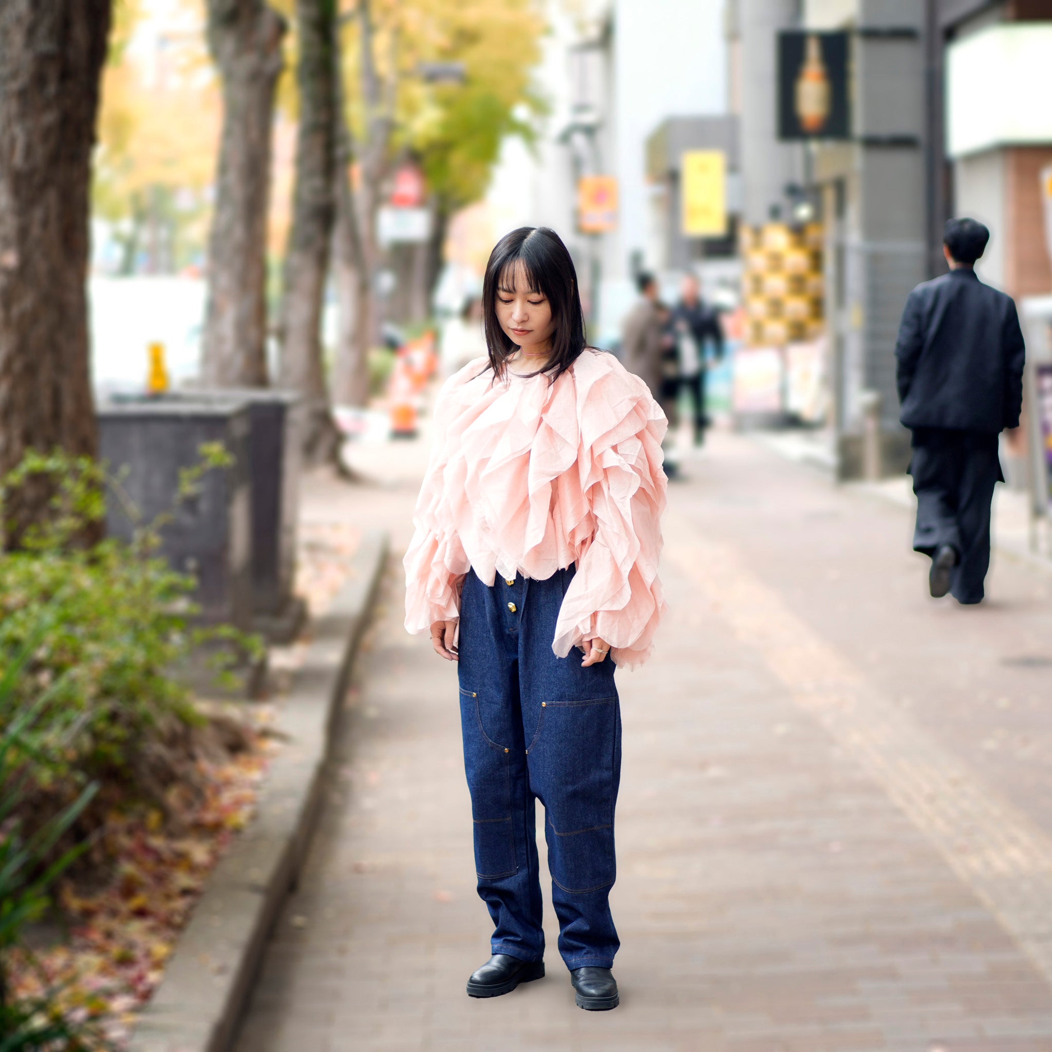 30SJ03TO580PNK | Romanced Ruffle Top【SISTER JANE_シスタージェーン】【archive】