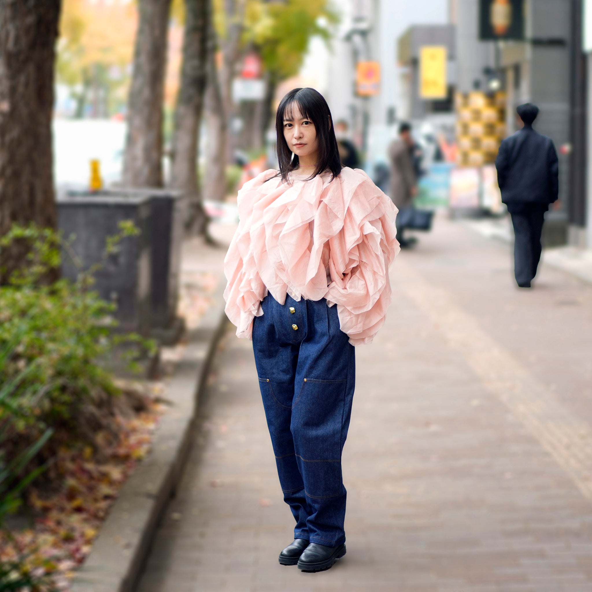 30SJ03TO580PNK | Romanced Ruffle Top【SISTER JANE_シスタージェーン】【archive】