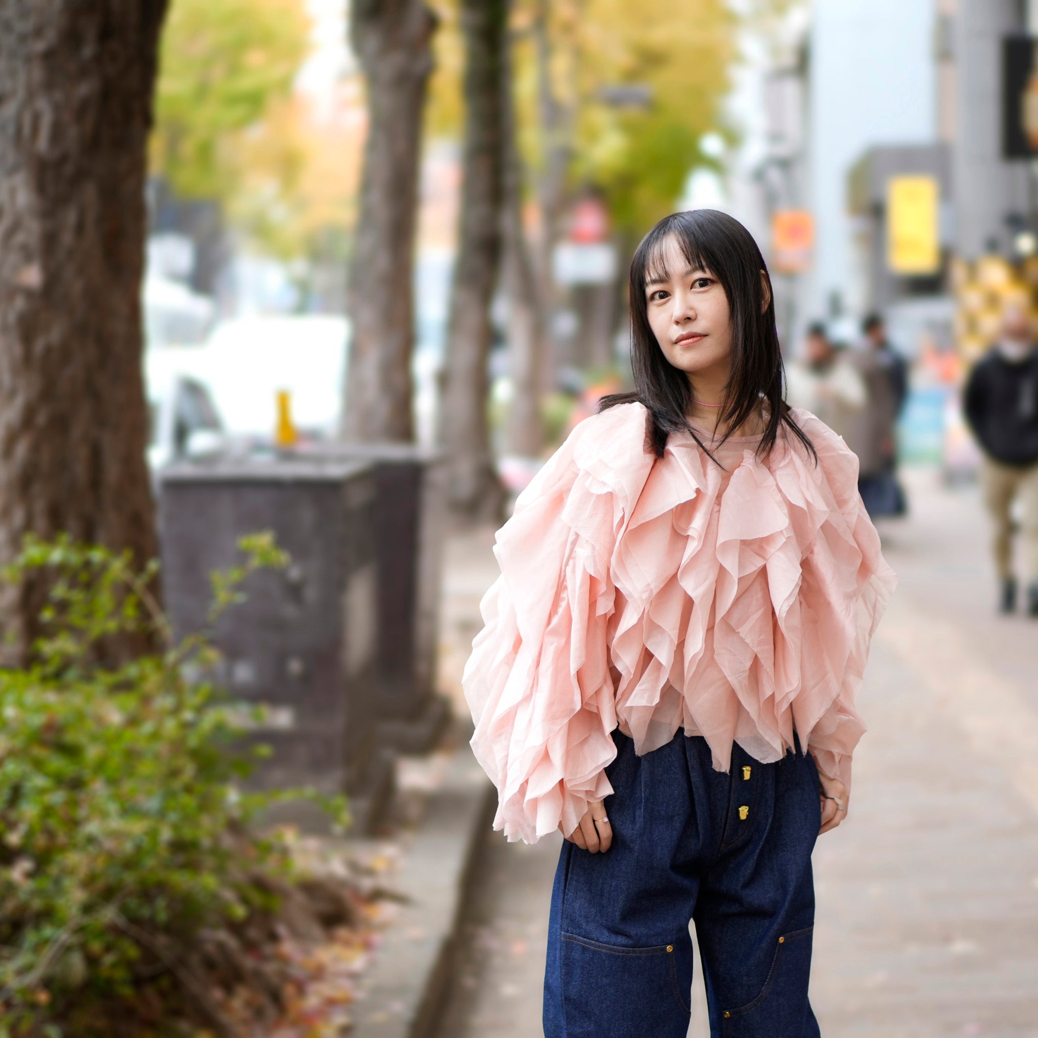 30SJ03TO580PNK | Romanced Ruffle Top【SISTER JANE_シスタージェーン】【archive】