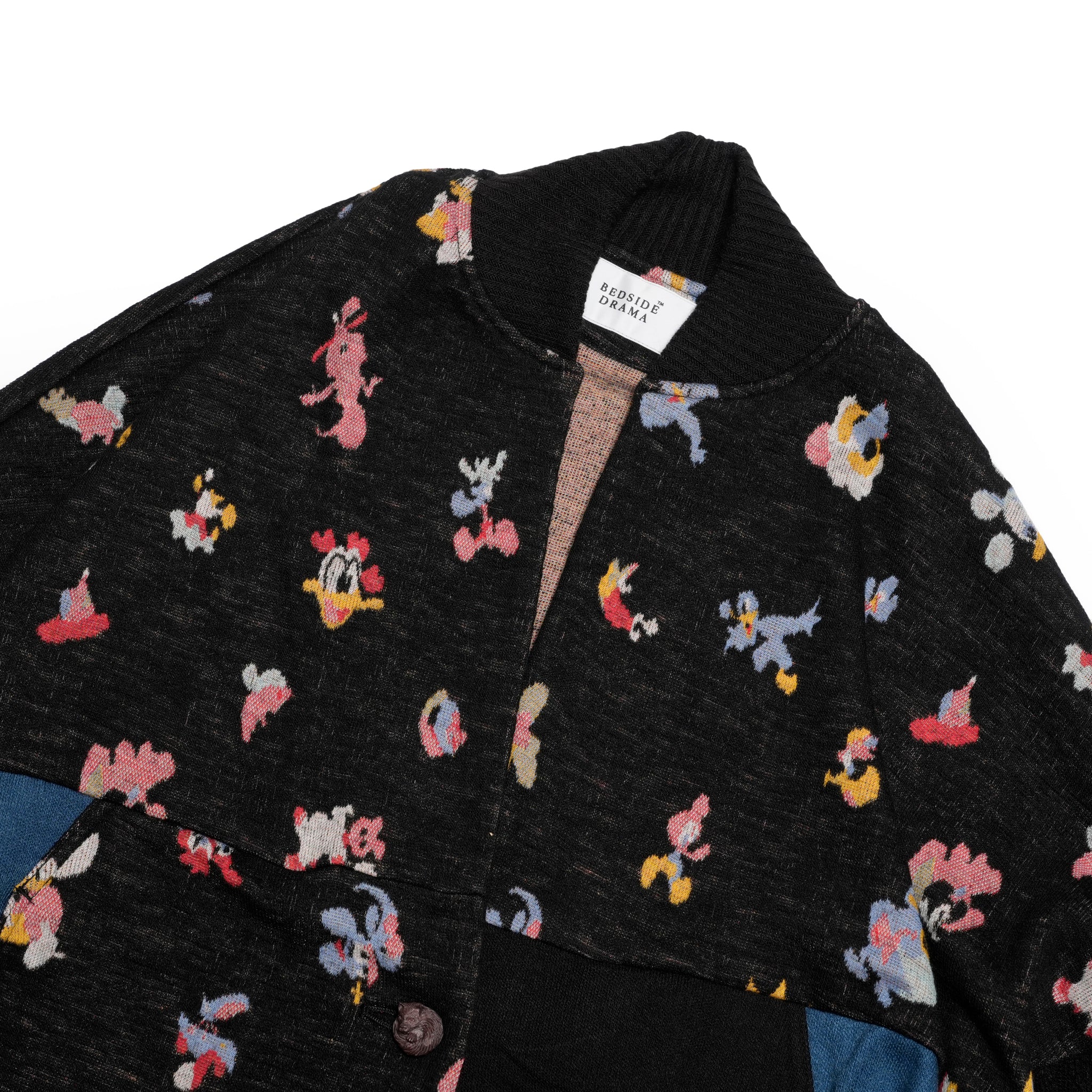 Origin Jacquard Mix Gawn | Color_Melt Bk | No_bsd25aw-10_melt bk【BEDSIDEDRAMA_ベッドサイドドラマ】