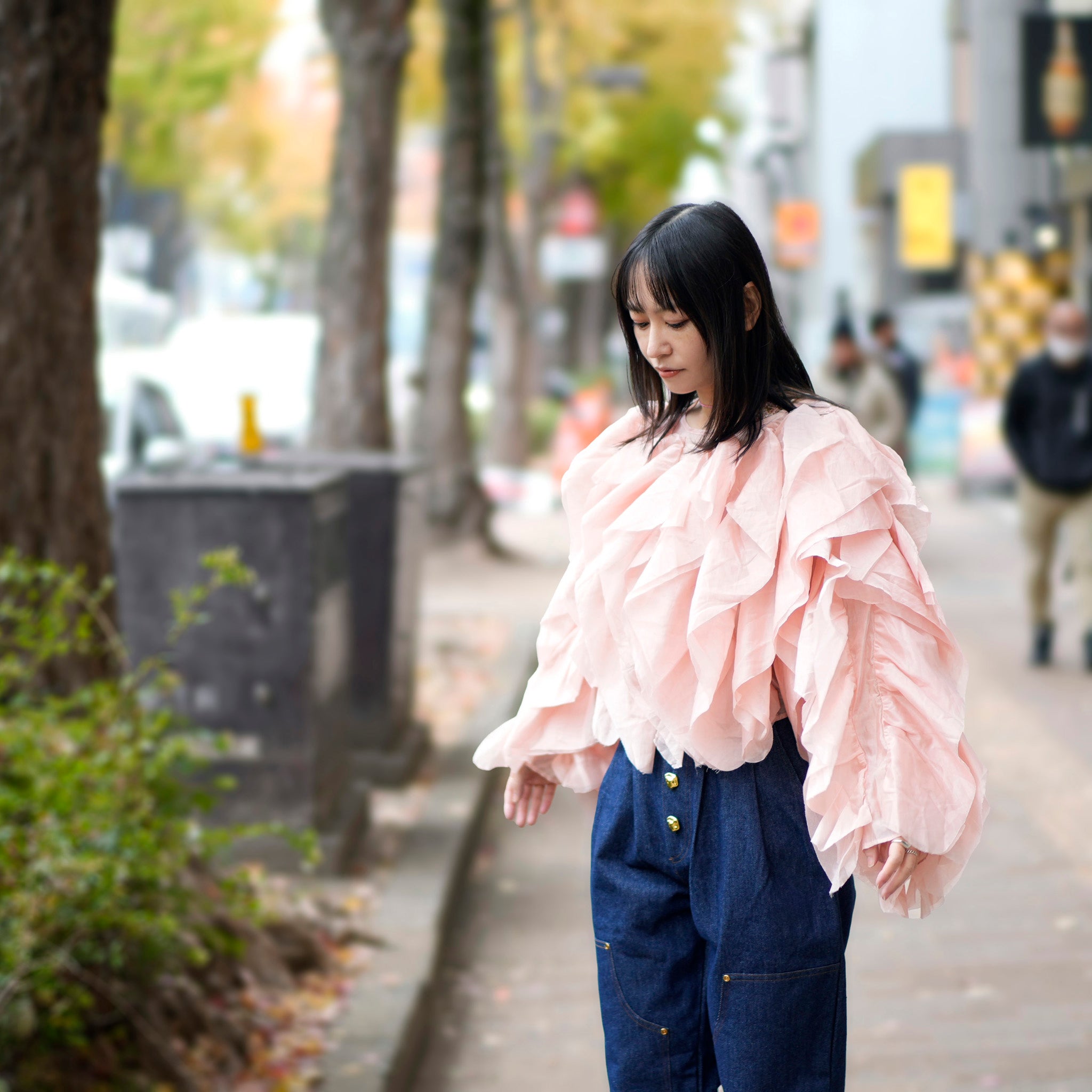 30SJ03TO580PNK | Romanced Ruffle Top【SISTER JANE_シスタージェーン】【archive】