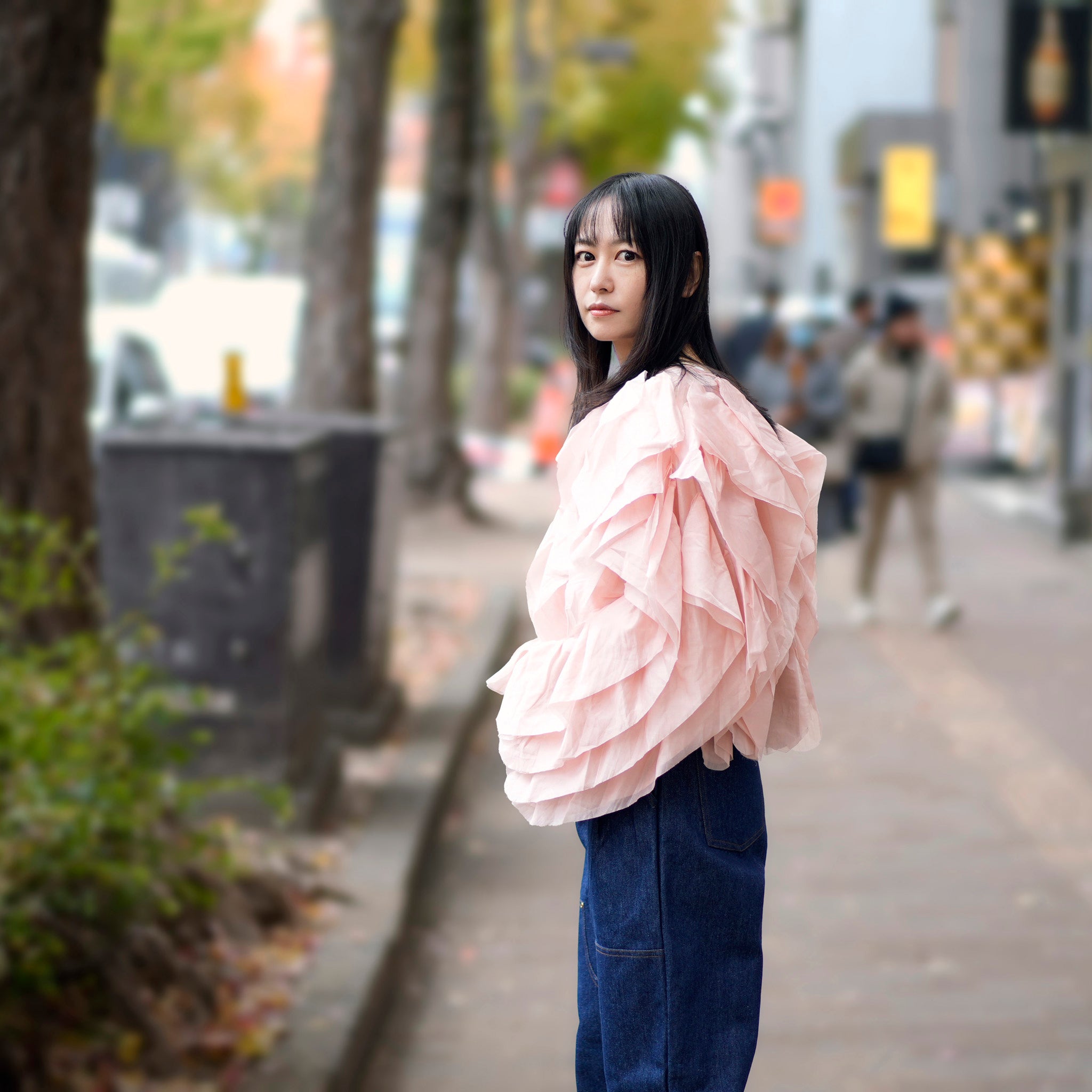 30SJ03TO580PNK | Romanced Ruffle Top【SISTER JANE_シスタージェーン】【archive】