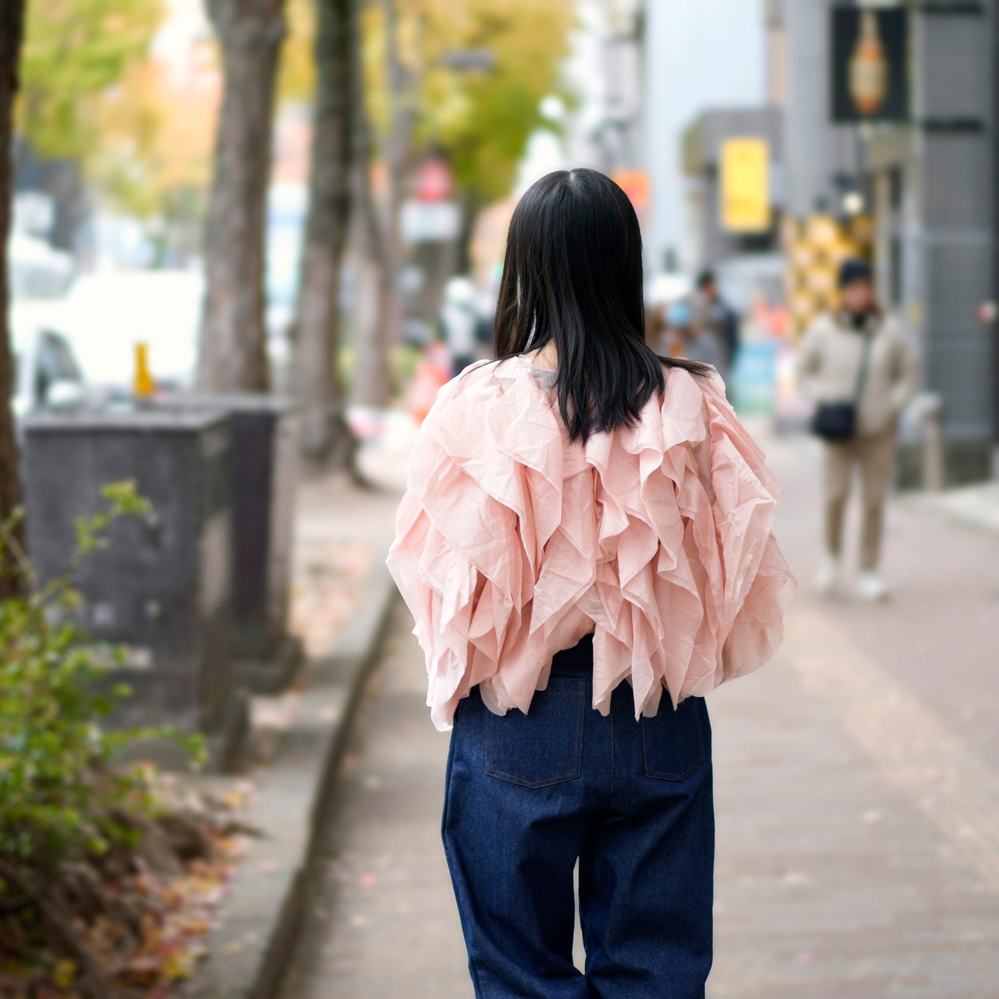 30SJ03TO580PNK | Romanced Ruffle Top【SISTER JANE_シスタージェーン】【archive】