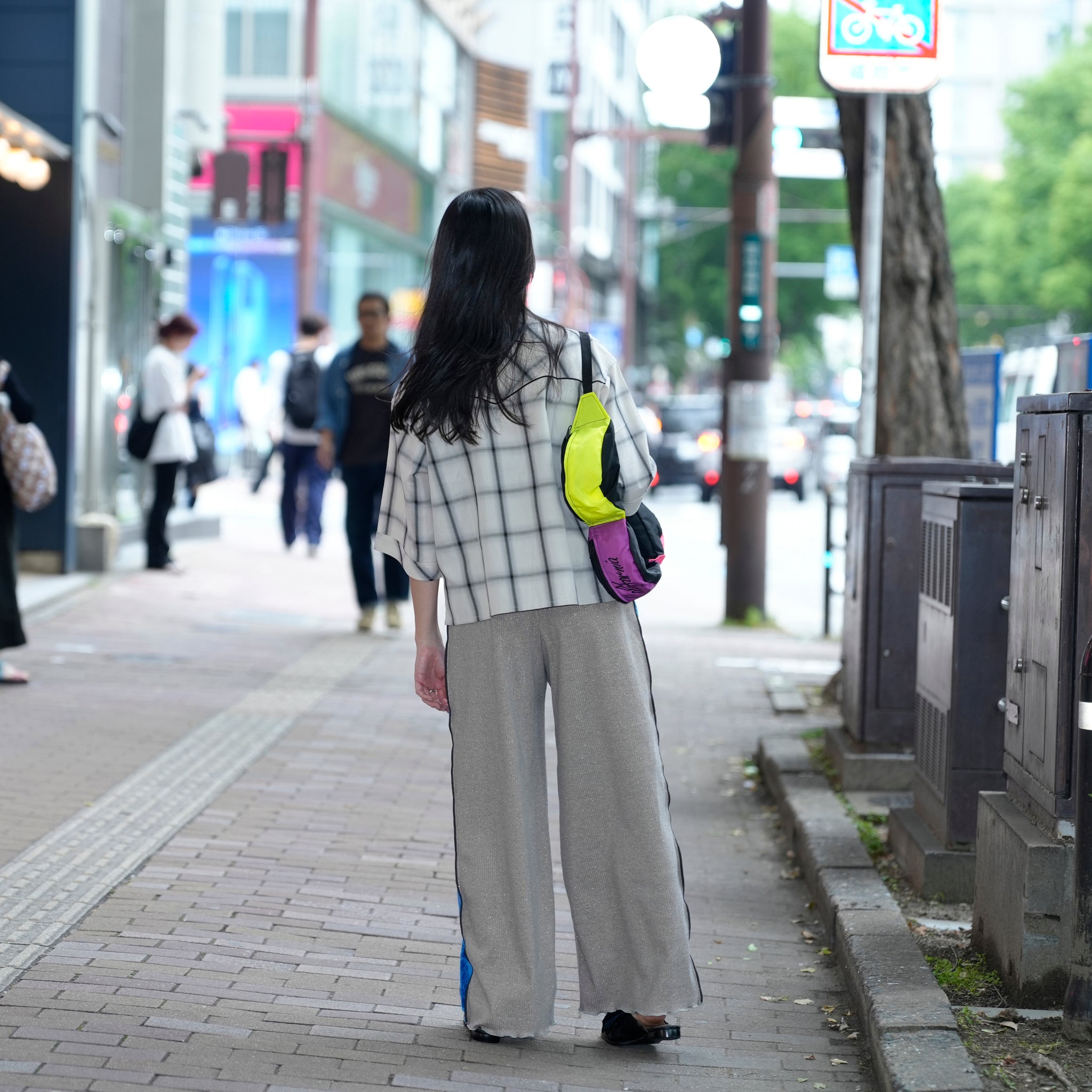 MIL25HBL3144 | CURVED YOKE SHIRTS | Color:Bluecheck/Graygecheck【KHA:KI_カーキ】