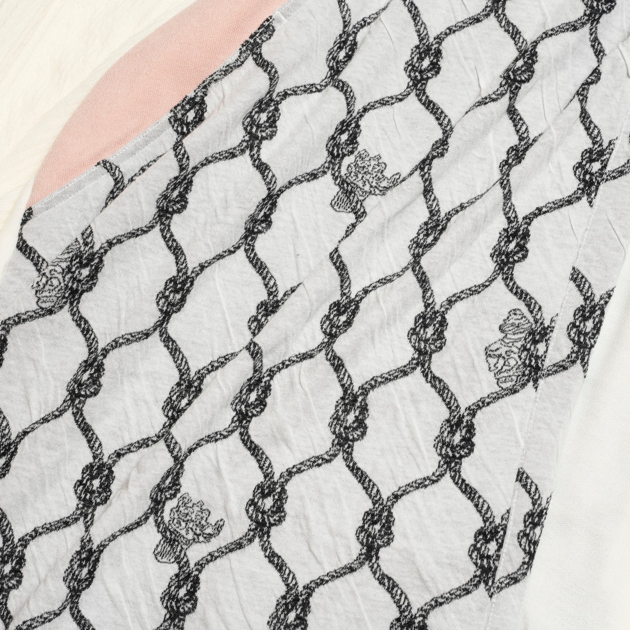 Origin Jacquard Mix Gawn | Color_ White | No_bsd25aw-10_ white【BEDSIDEDRAMA_ベッドサイドドラマ】