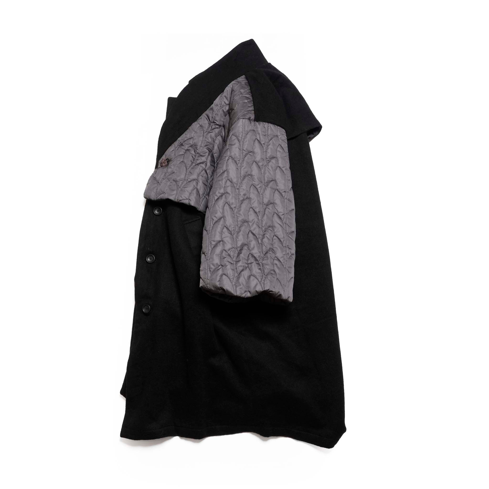 OOPARTS Mix Gawn Coat | Color_Black | No_bsd25aw-01_black【BEDSIDEDRAMA_ベッドサイドドラマ】