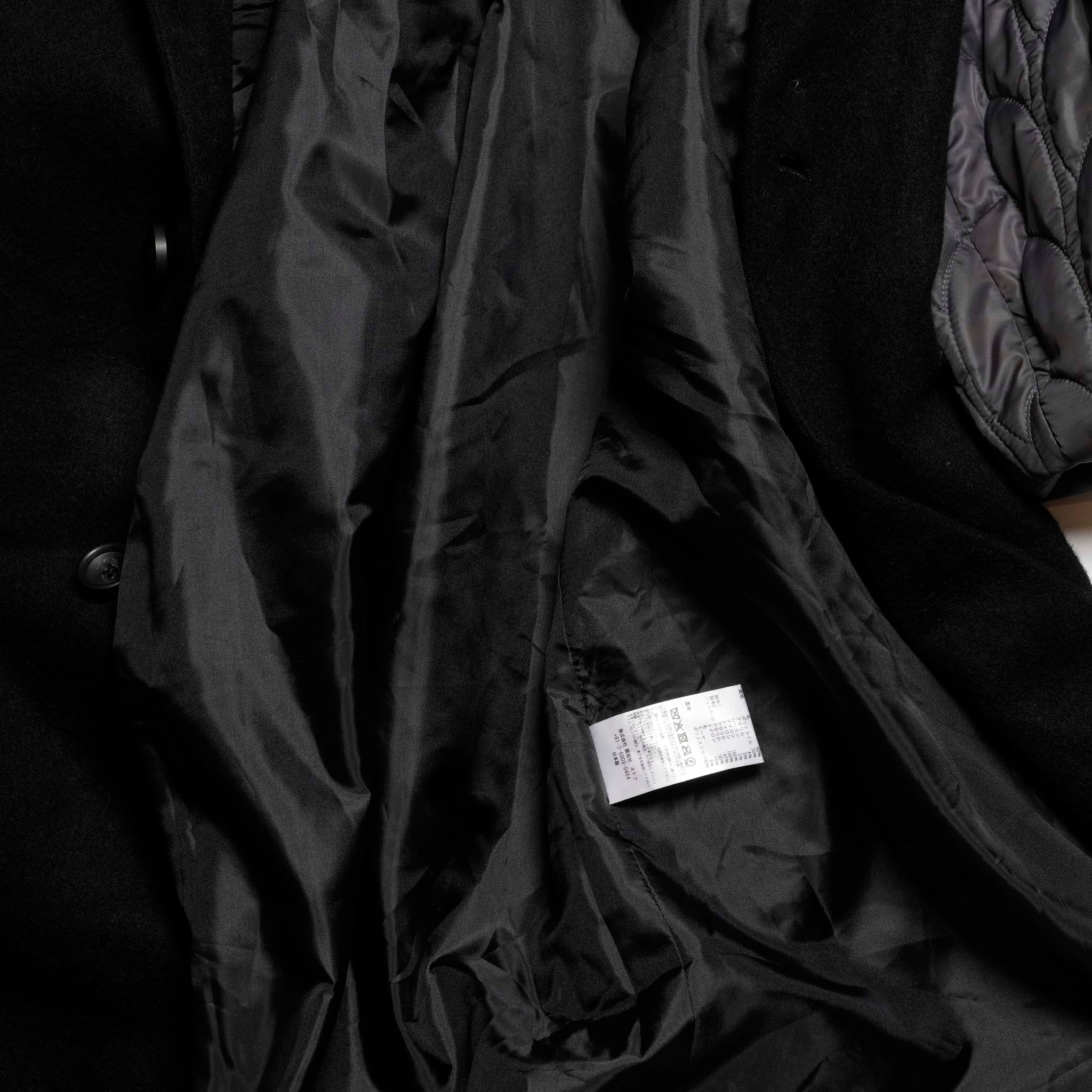 OOPARTS Mix Gawn Coat | Color_Black | No_bsd25aw-01_black【BEDSIDEDRAMA_ベッドサイドドラマ】