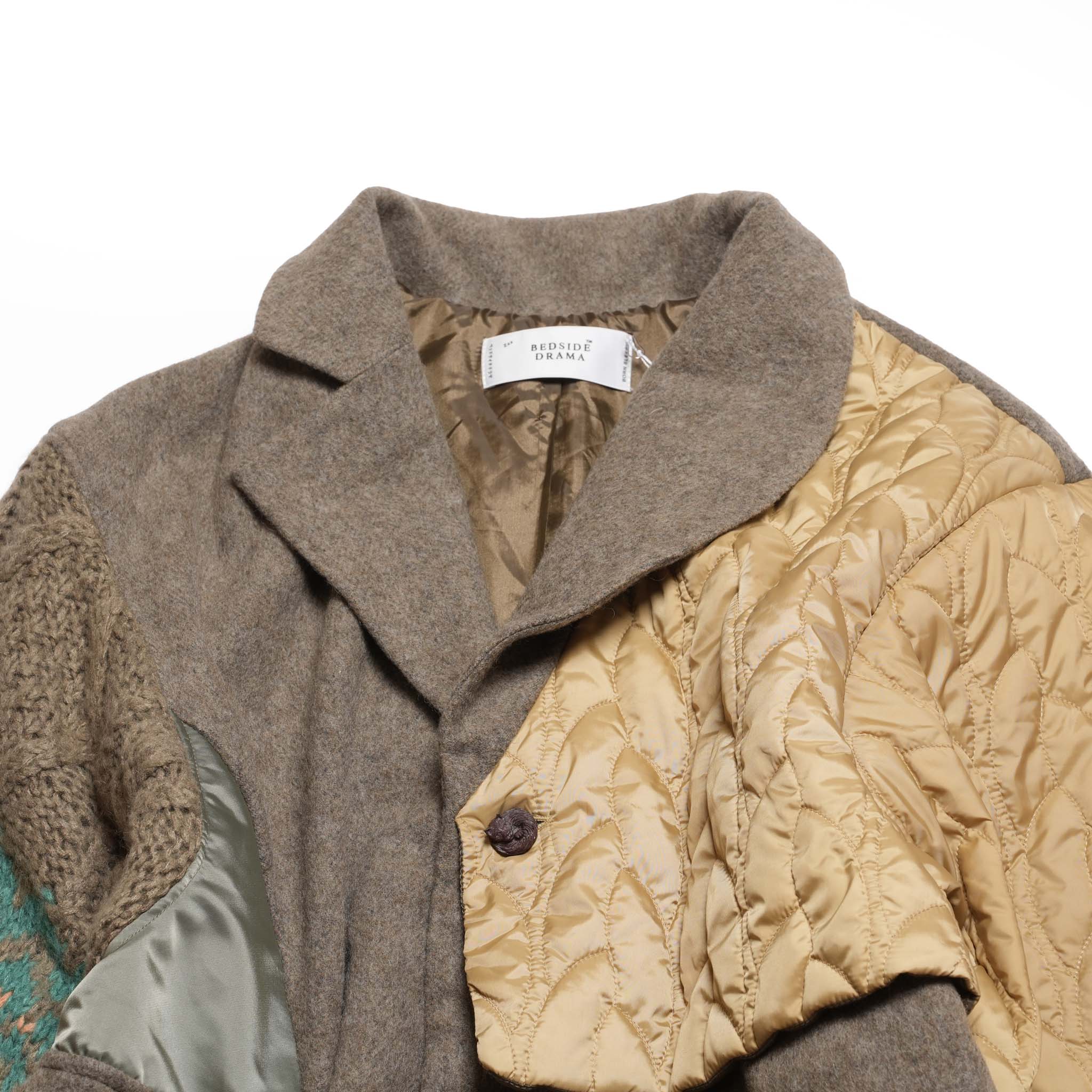 OOPARTS Mix Gawn Coat | Color_Beige | No_bsd25aw-01_beige【BEDSIDEDRAMA_ベッドサイドドラマ】