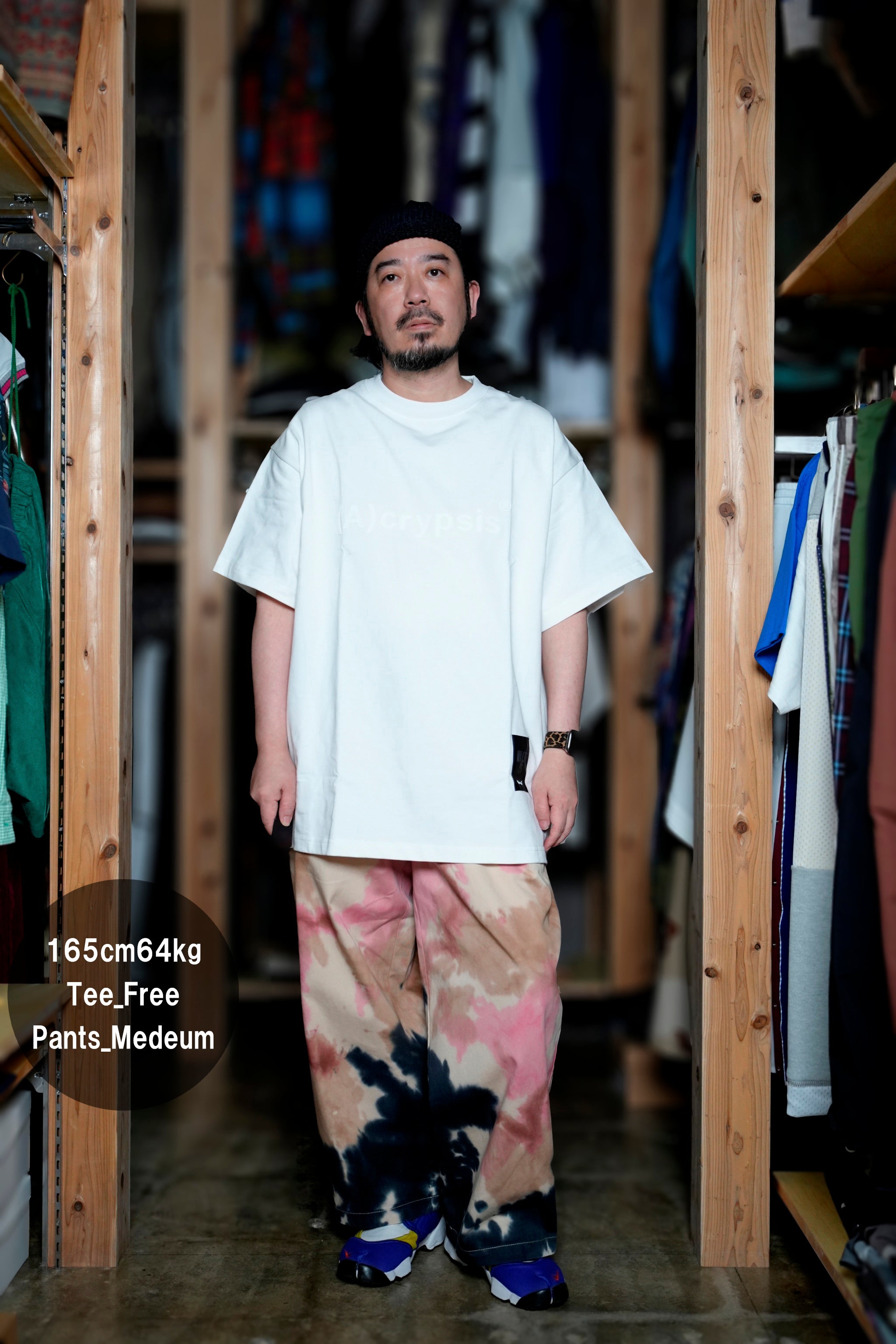 ACR24SS-T04 | (A)crypsis® HELLO!STICKER 紀念復刻T-shirt -White | (A)CRYPSIS®