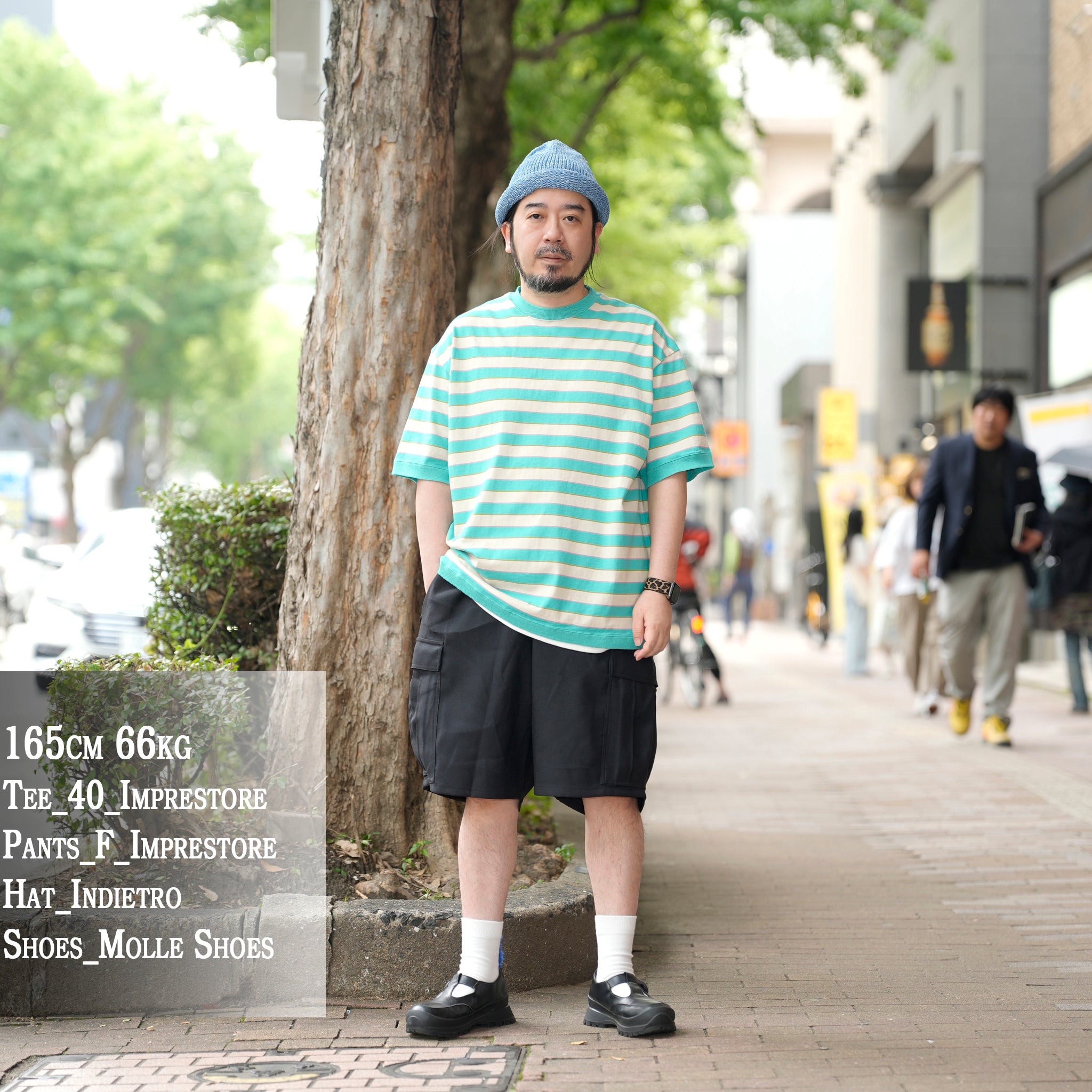 Otis | Border rib tee | Color_【金宮ボーダー】【archive】 | No_cz-imst-183_【金宮ボーダー】【archive】【IMPRESTORE_インプレストア】【archive】