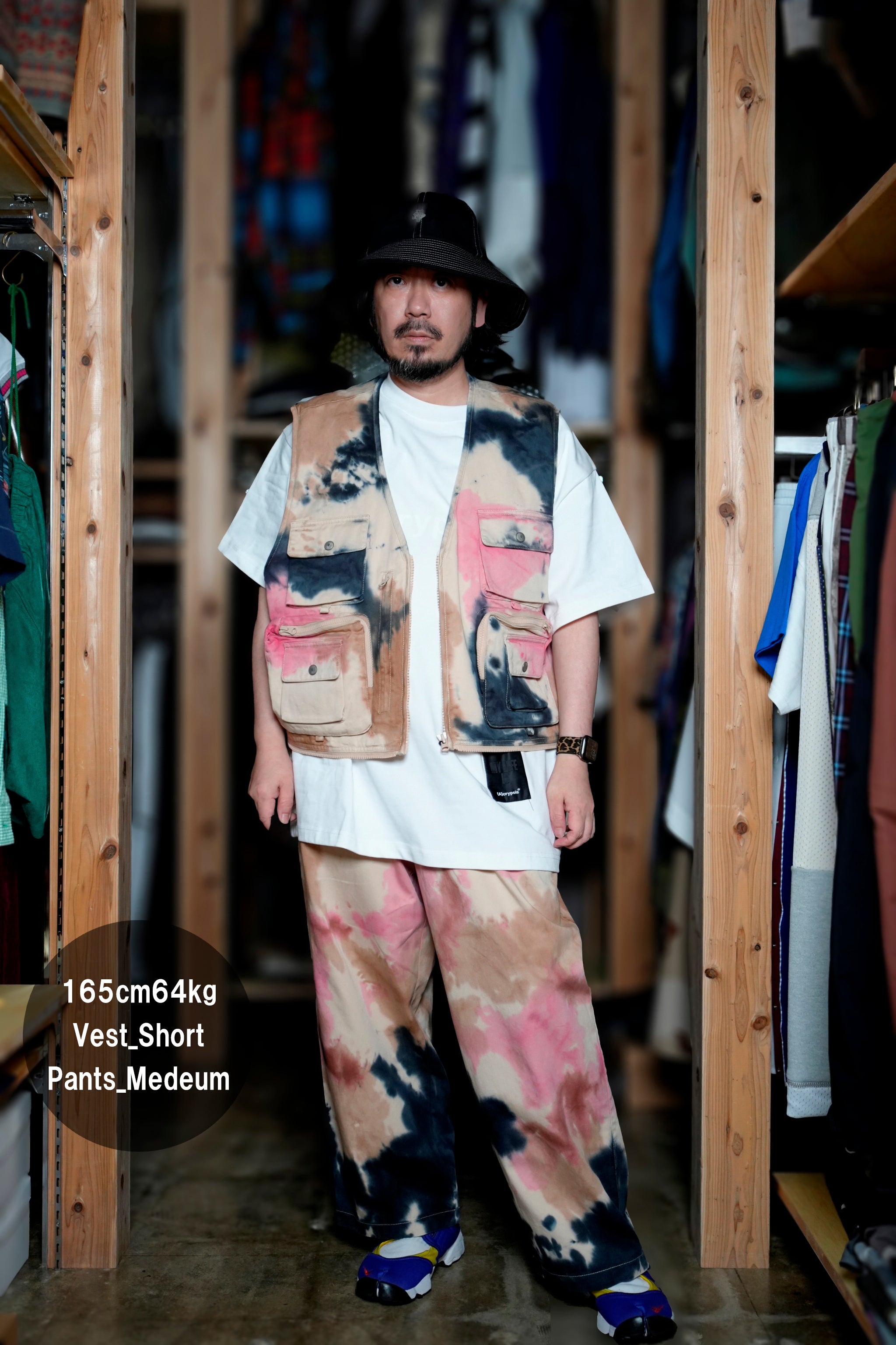 Camouflage Custom Fisher Man Chino Vest カモフラ カスタムフィッシャーマン チノベスト – Camo | Size:Short | AMBERGLEAM