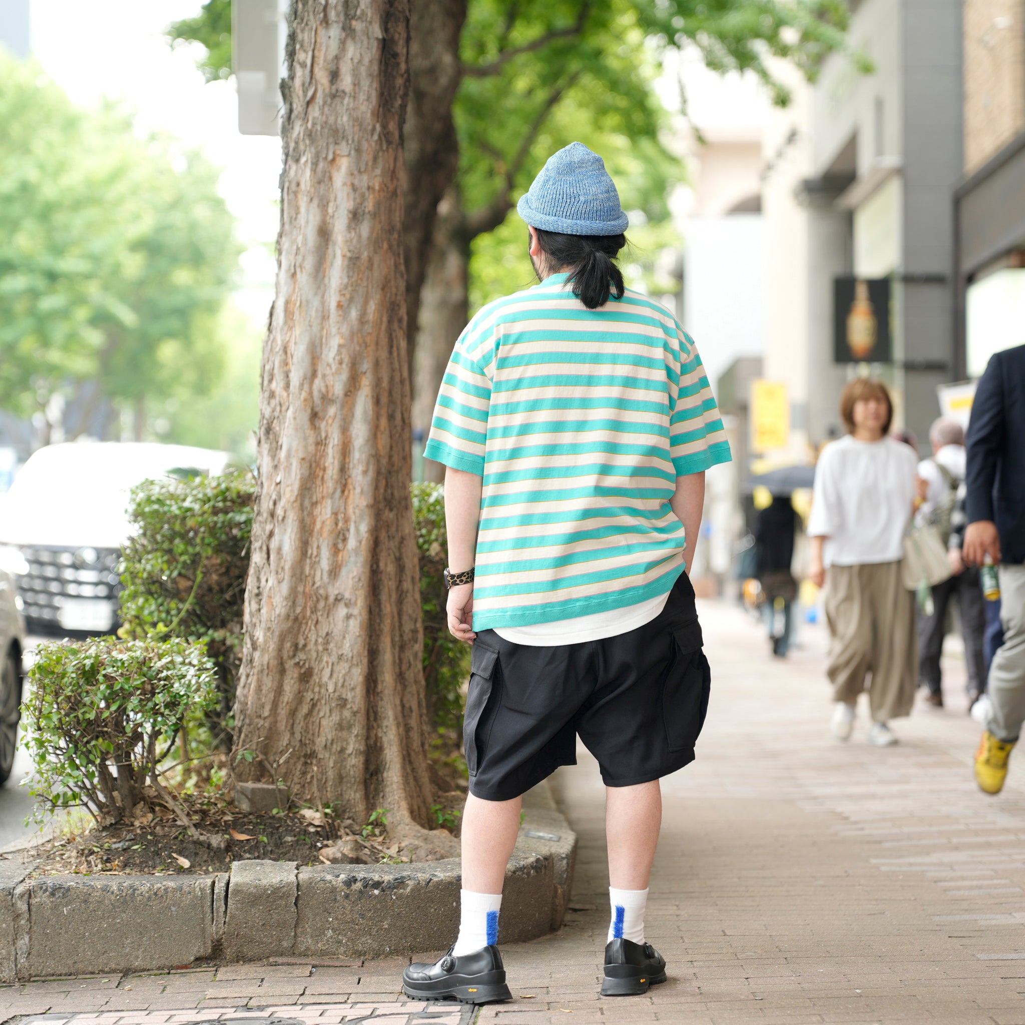 Randy shorts-sta-prest | Easy Trousers Shorts | Color_Black | No_cz-imst-297_black【IMPRESTORE_インプレストア】【archive】