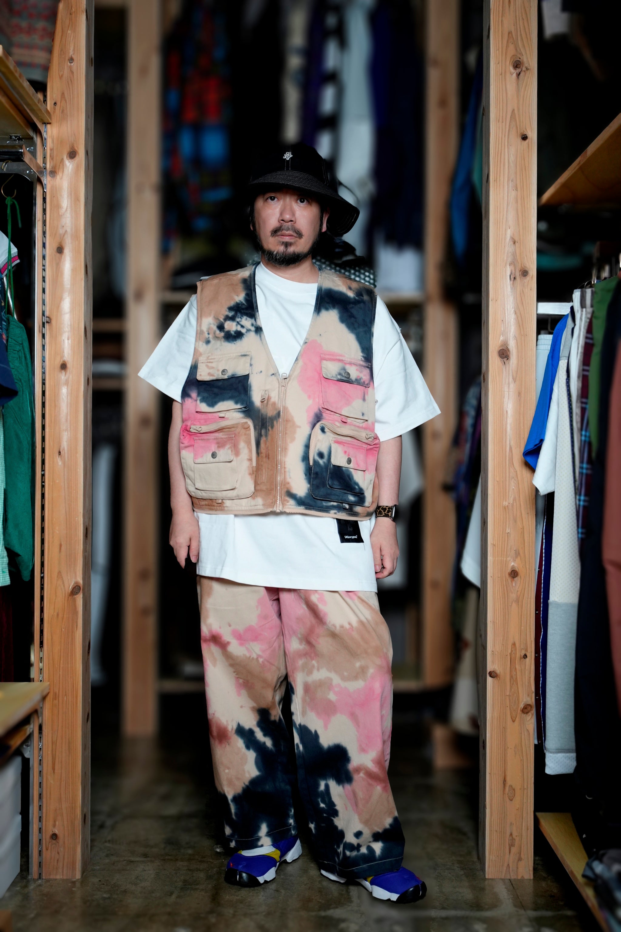 Camouflage Custom Fisher Man Chino Vest カモフラ カスタムフィッシャーマン チノベスト – Camo | Size:Short | AMBERGLEAM