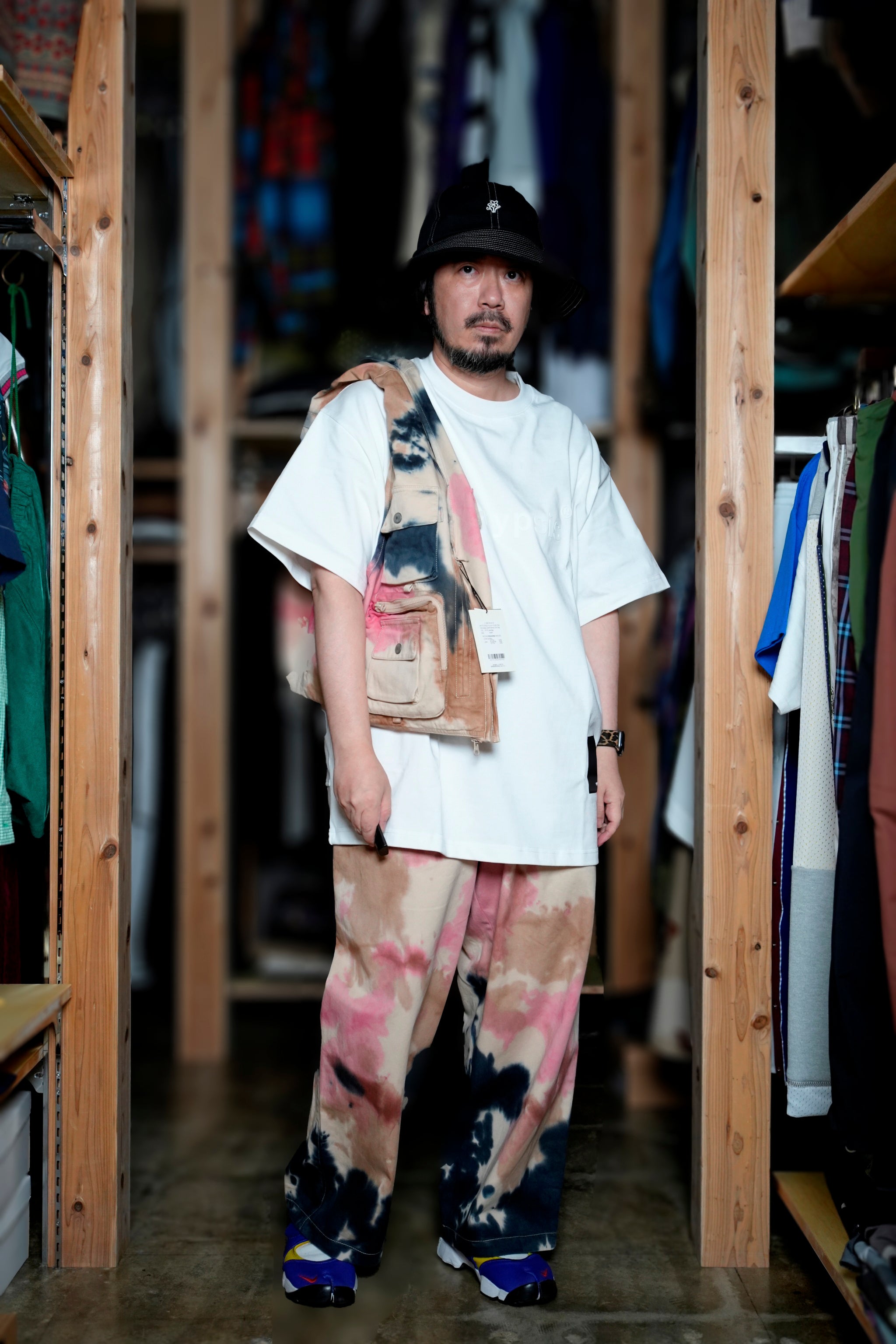Camouflage Custom Fisher Man Chino Vest カモフラ カスタムフィッシャーマン チノベスト – Camo | Size:Short | AMBERGLEAM