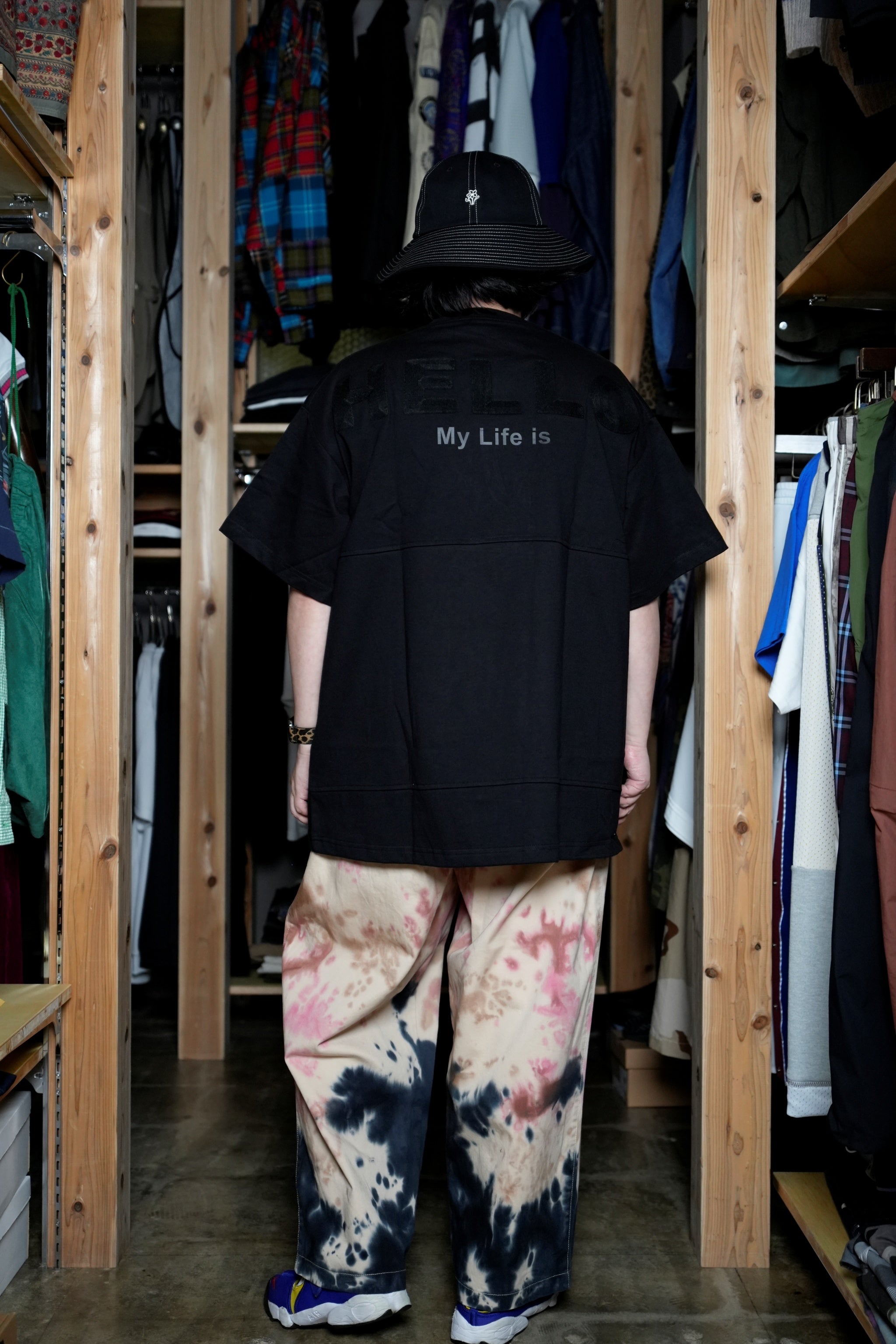 ACR24SS-T04 | (A)crypsis® HELLO!STICKER 紀念復刻T-shirt -BLACK【(A)CRYPSIS®】【archive】