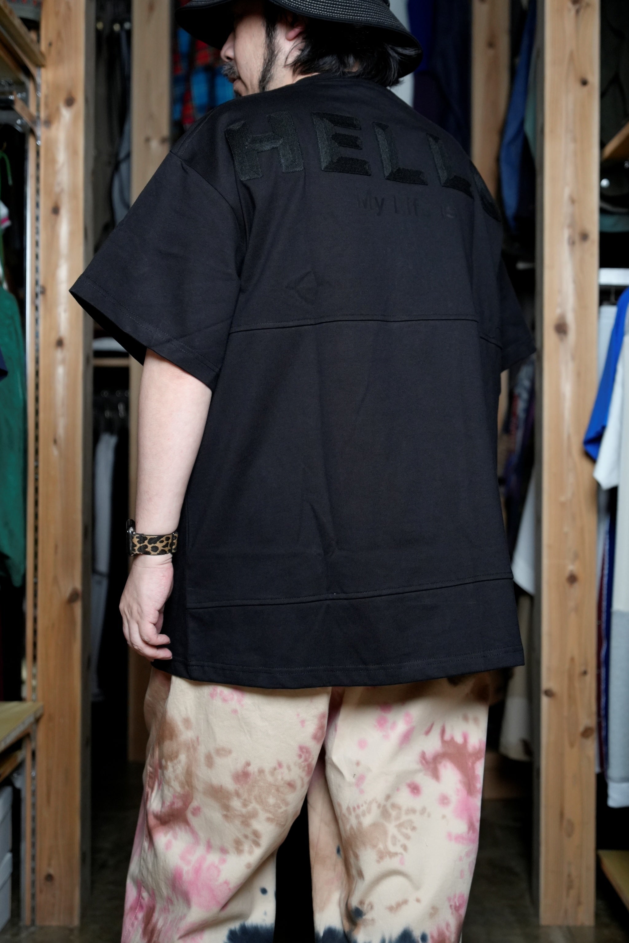 ACR24SS-T04 | (A)crypsis® HELLO!STICKER 紀念復刻T-shirt -BLACK【(A)CRYPSIS®】【archive】