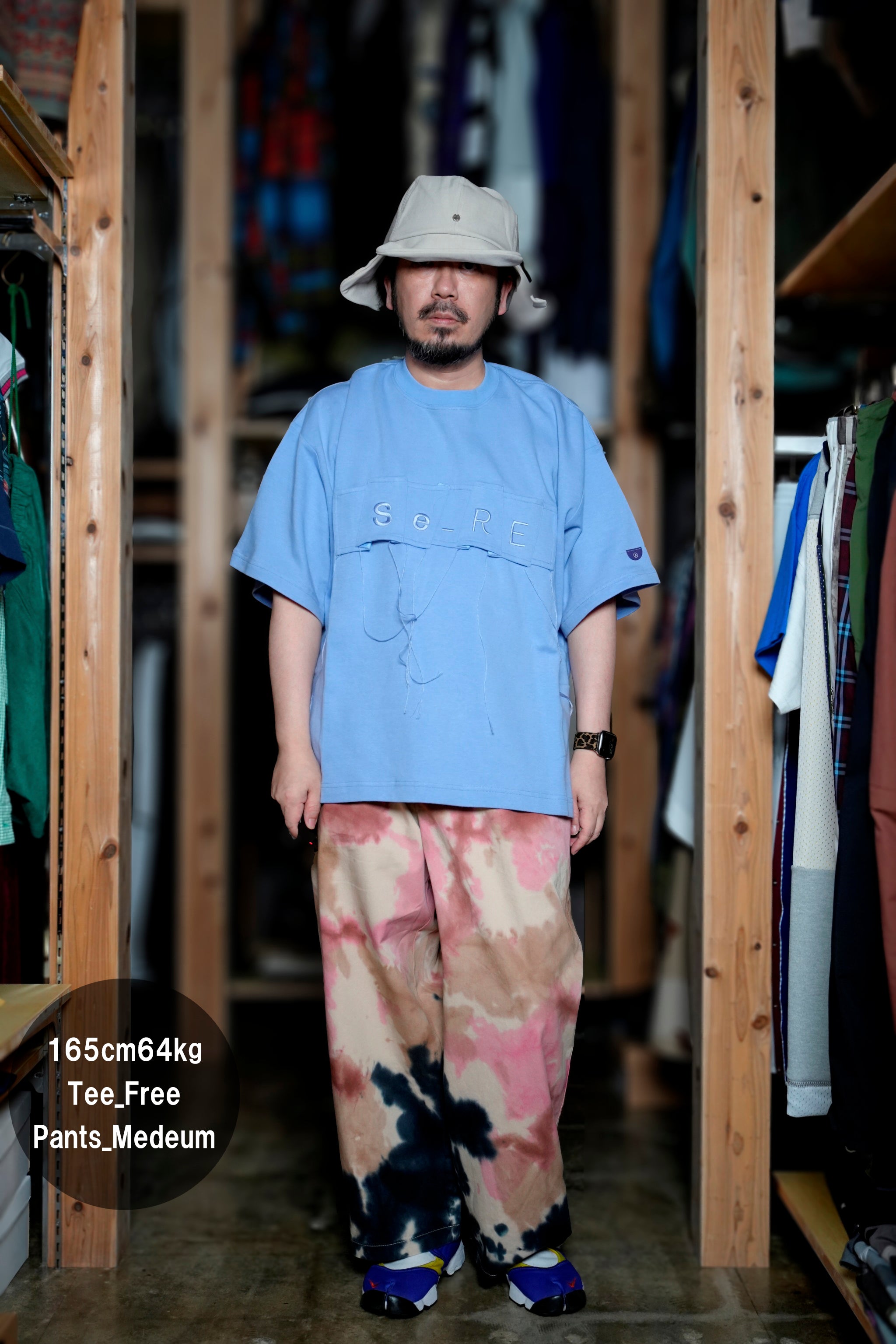SNS24-RE-T02 | SeRE:FYI tee -Blue 【SEIVSON_セイブソン】【archive】