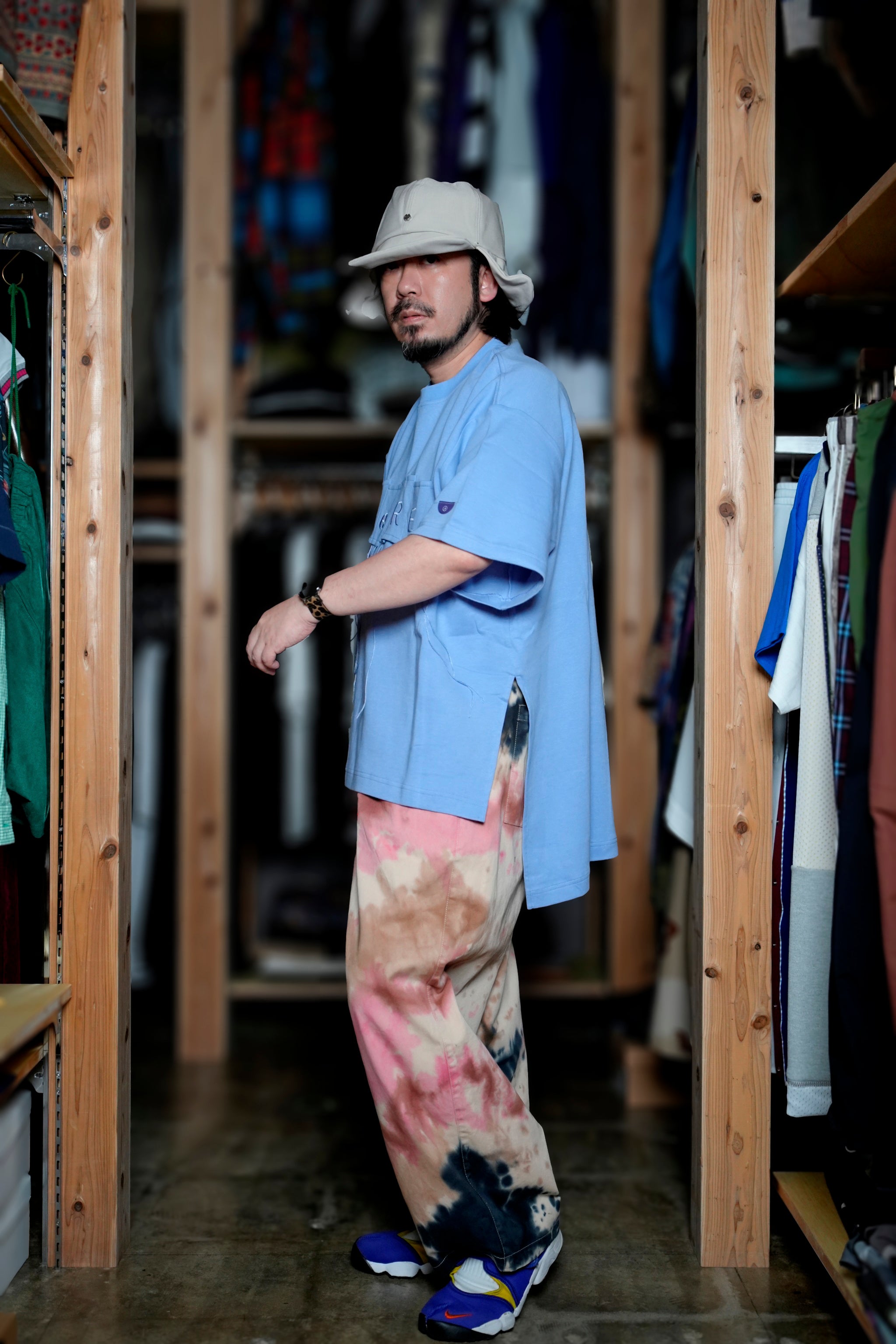 SNS24-RE-T02 | SeRE:FYI tee -Blue 【SEIVSON_セイブソン】【archive】