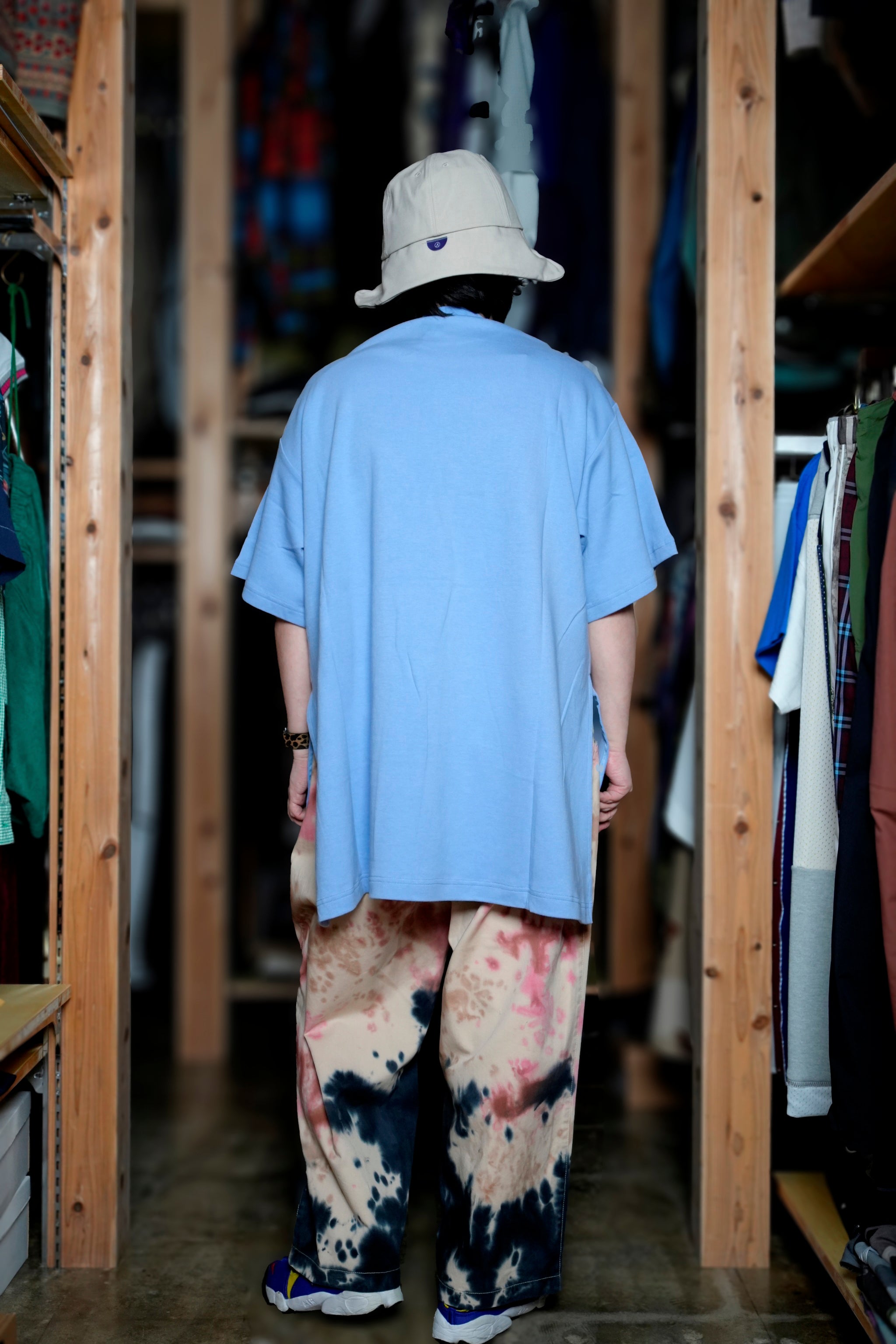 SNS24-RE-T02 | SeRE:FYI tee -Blue 【SEIVSON_セイブソン】【archive】