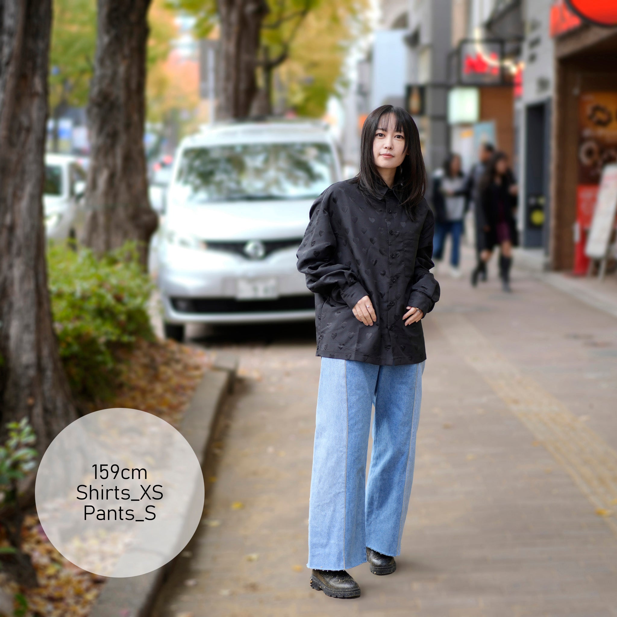 31SM00BLM117BLK | Roy Jacquard Shirt | Color:Black【SISTER JANE_シスタージェーン】