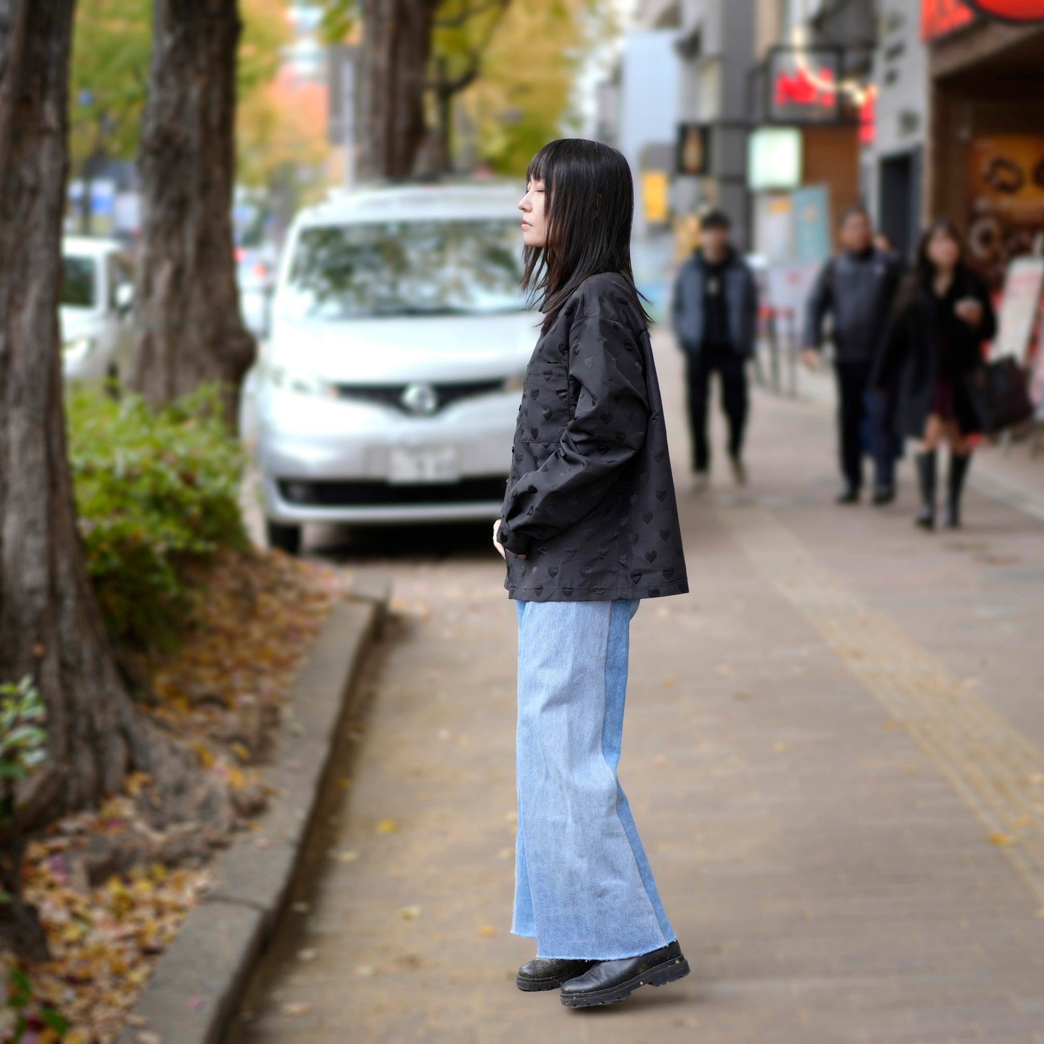 31SM00BLM117BLK | Roy Jacquard Shirt | Color:Black【SISTER JANE_シスタージェーン】