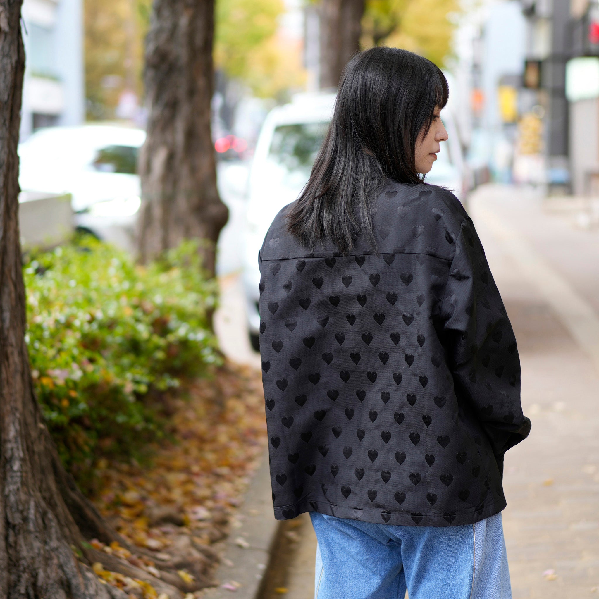 31SM00BLM117BLK | Roy Jacquard Shirt | Color:Black【SISTER JANE_シスタージェーン】