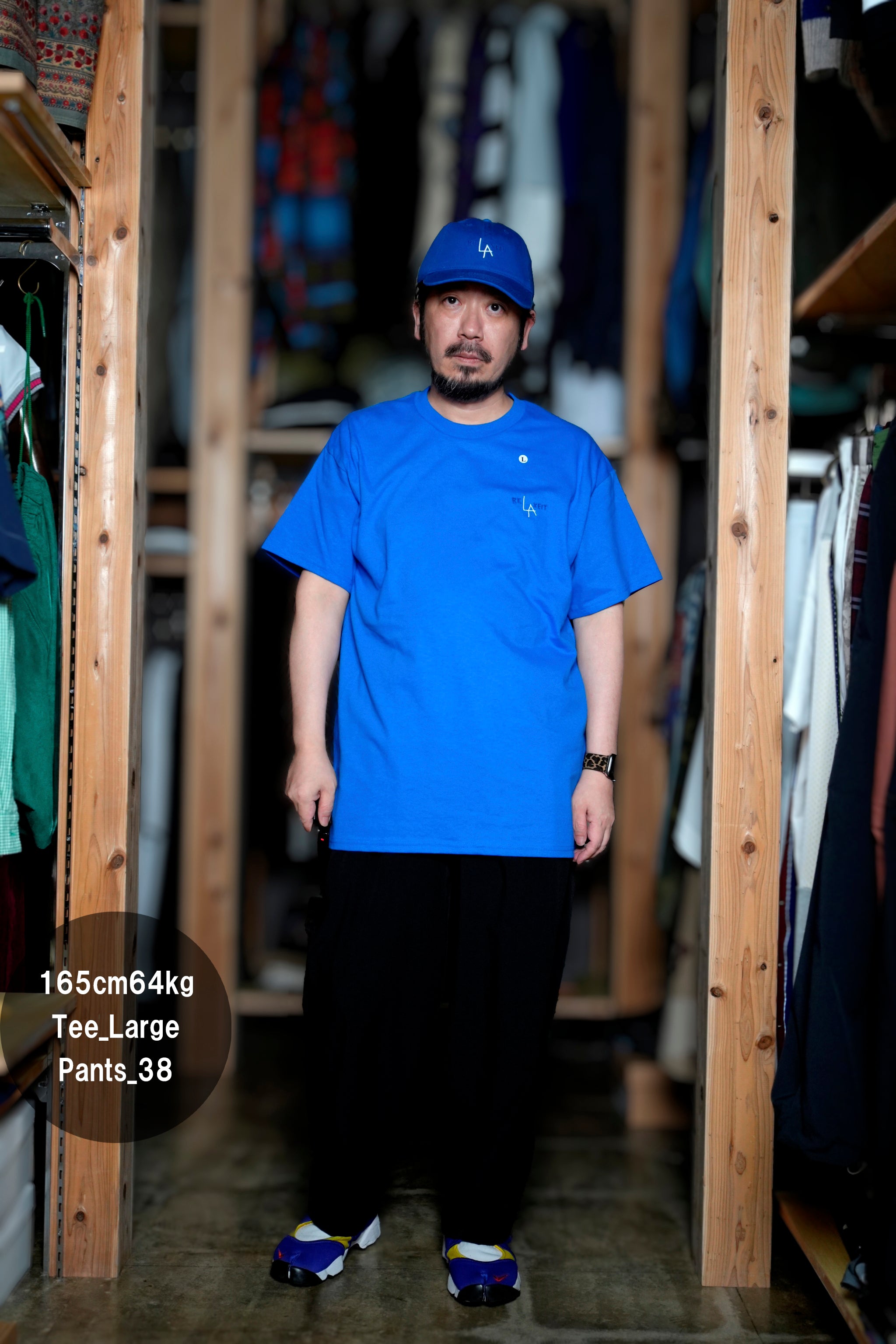 RELAX FIT №128 reLAxfit T Color:ドジャーブルー/ホワイト【RELAX FIT_リラックスフィット】