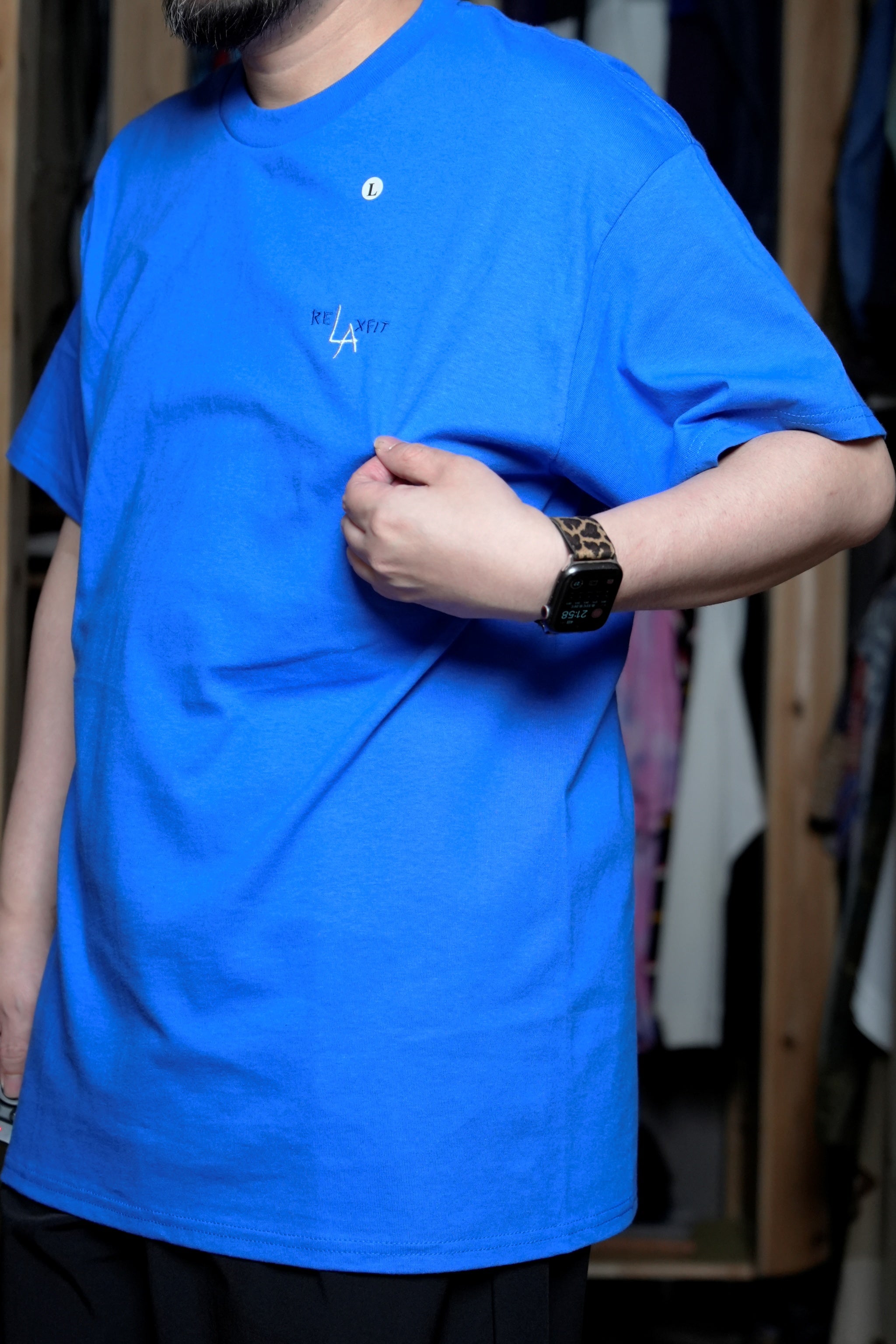 RELAX FIT №128 reLAxfit T Color:ドジャーブルー/ホワイト【RELAX FIT_リラックスフィット】