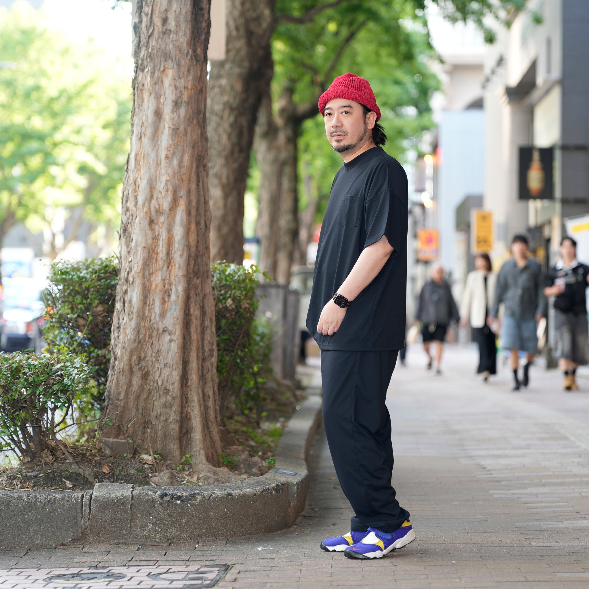 №136 Fruits trycool Pocket S/S – Black | RELAX FIT SPORTS【ネコポス選択可能】