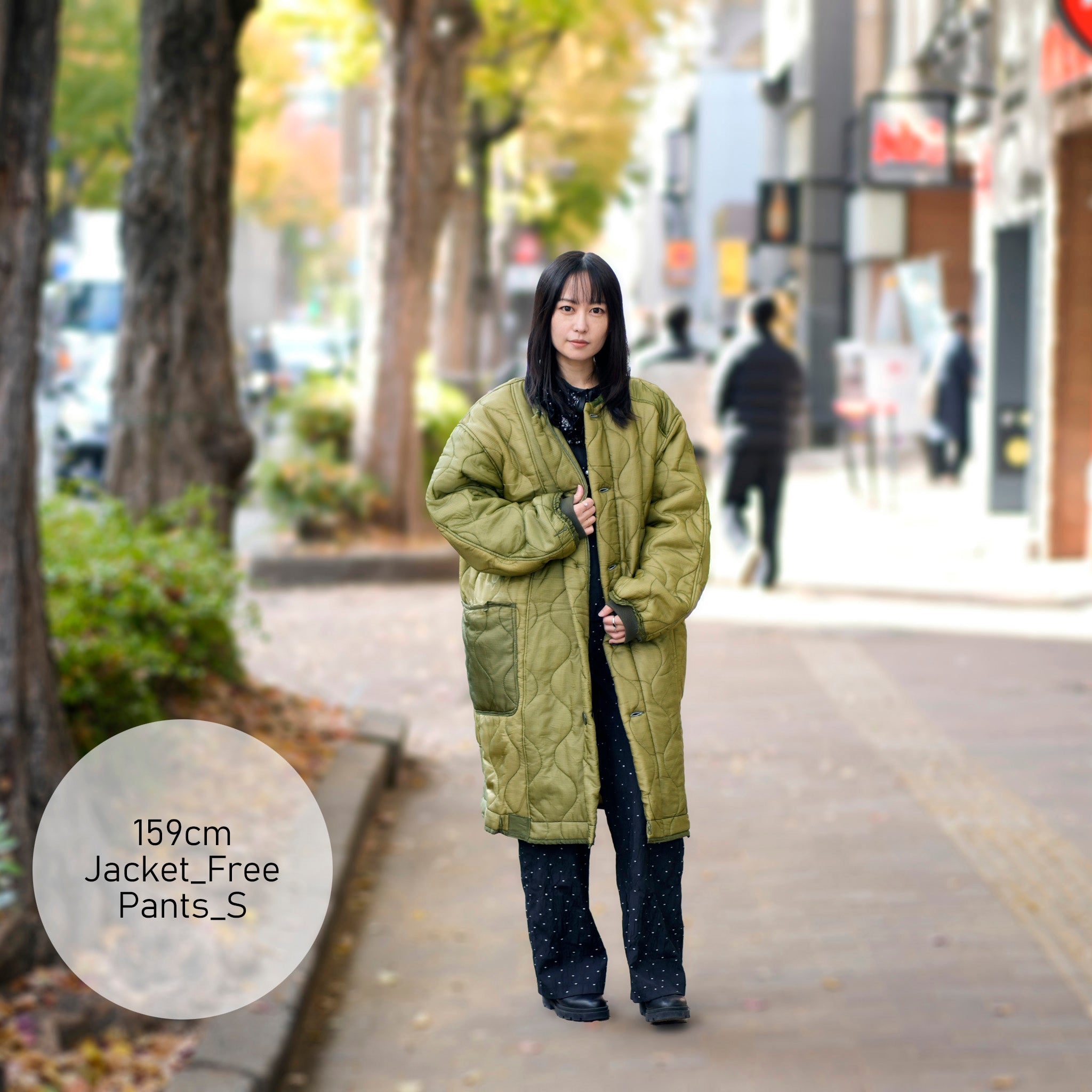 odd22fw07 | Quilting Coat | Color:Olive【ODDMENT_オッドメント】