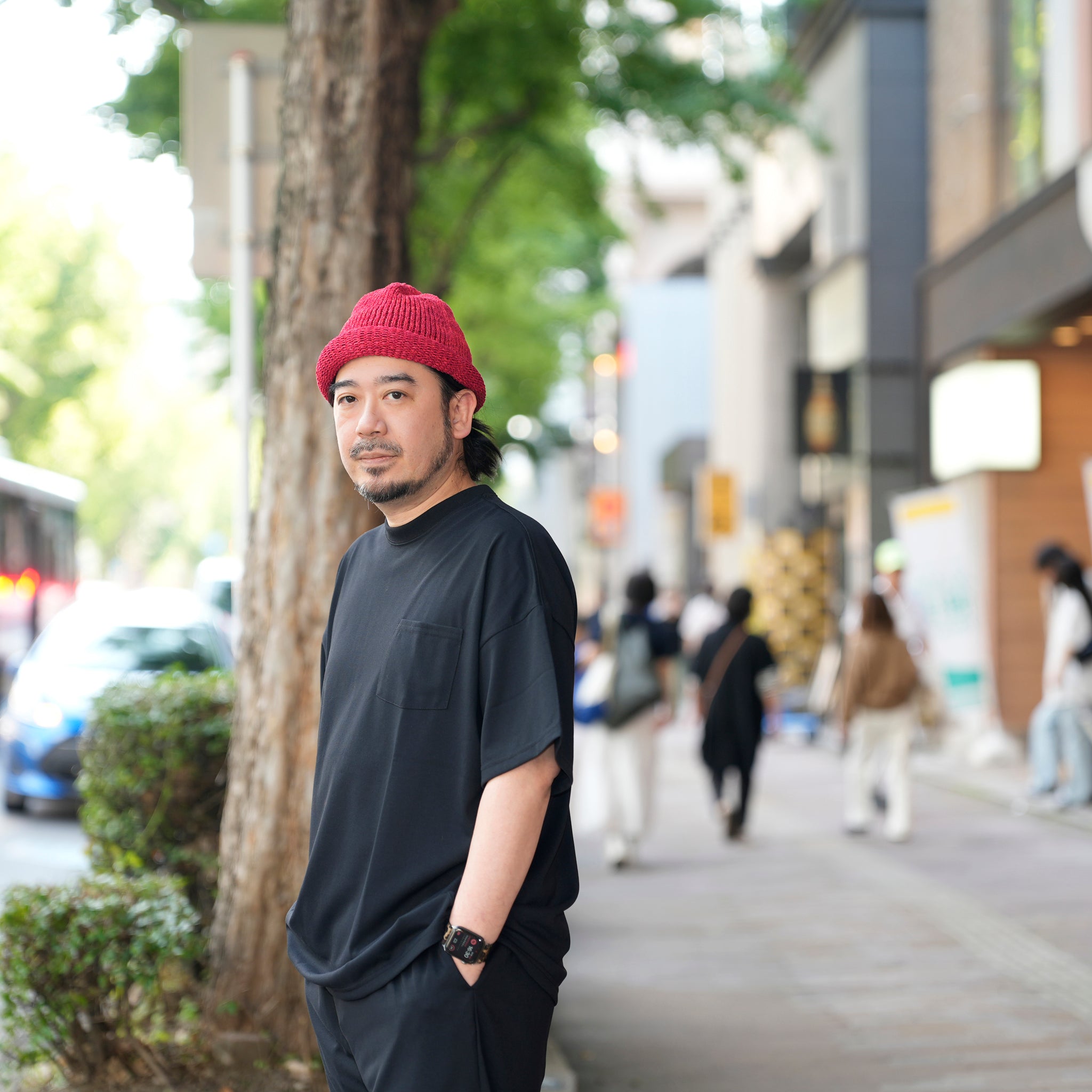 №136 Fruits trycool Pocket S/S – Black | RELAX FIT SPORTS【ネコポス選択可能】