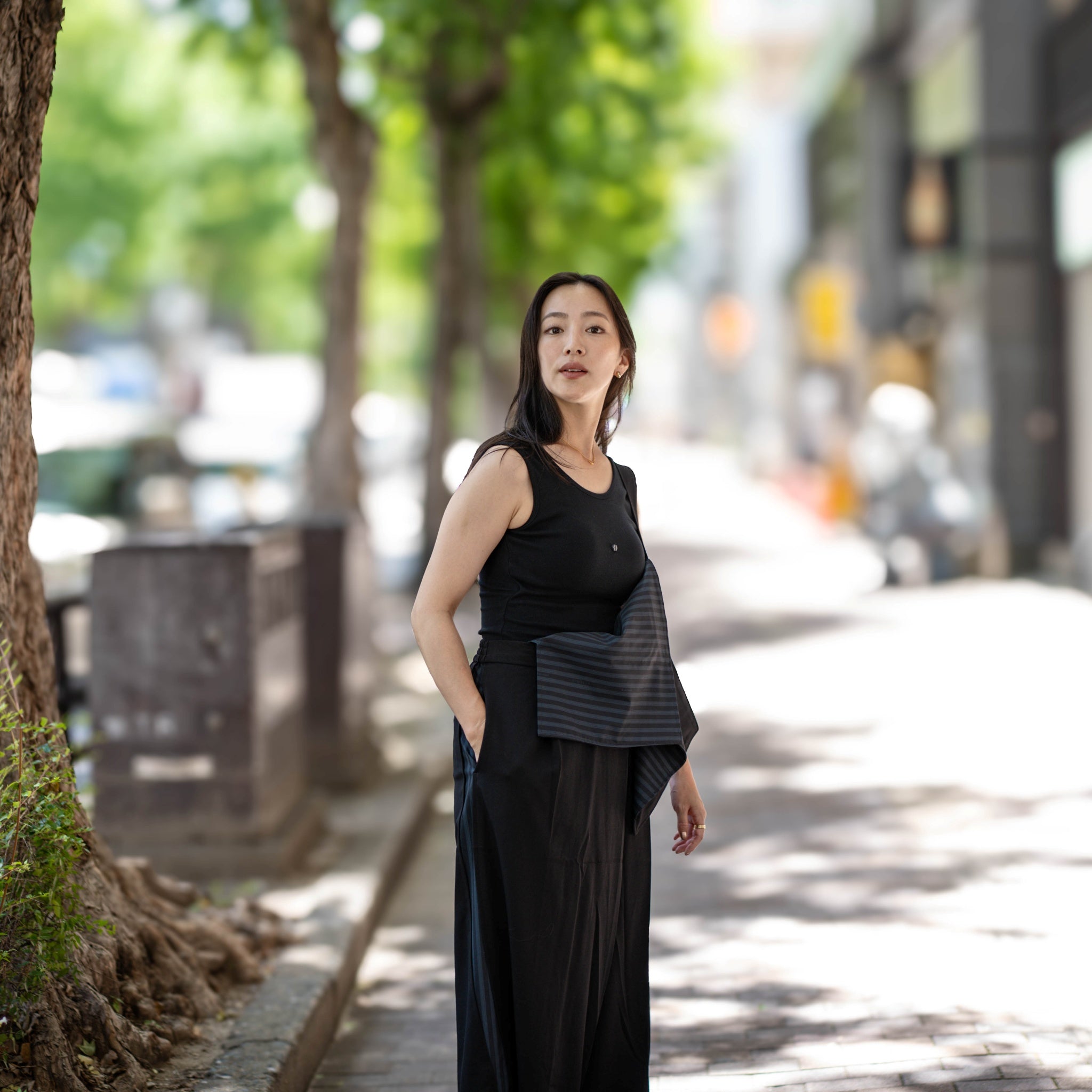 SeRE:ASAP tank top -BLACK | SeRE:FYI tee -BLACK 【SEIVSON_セイブソン】