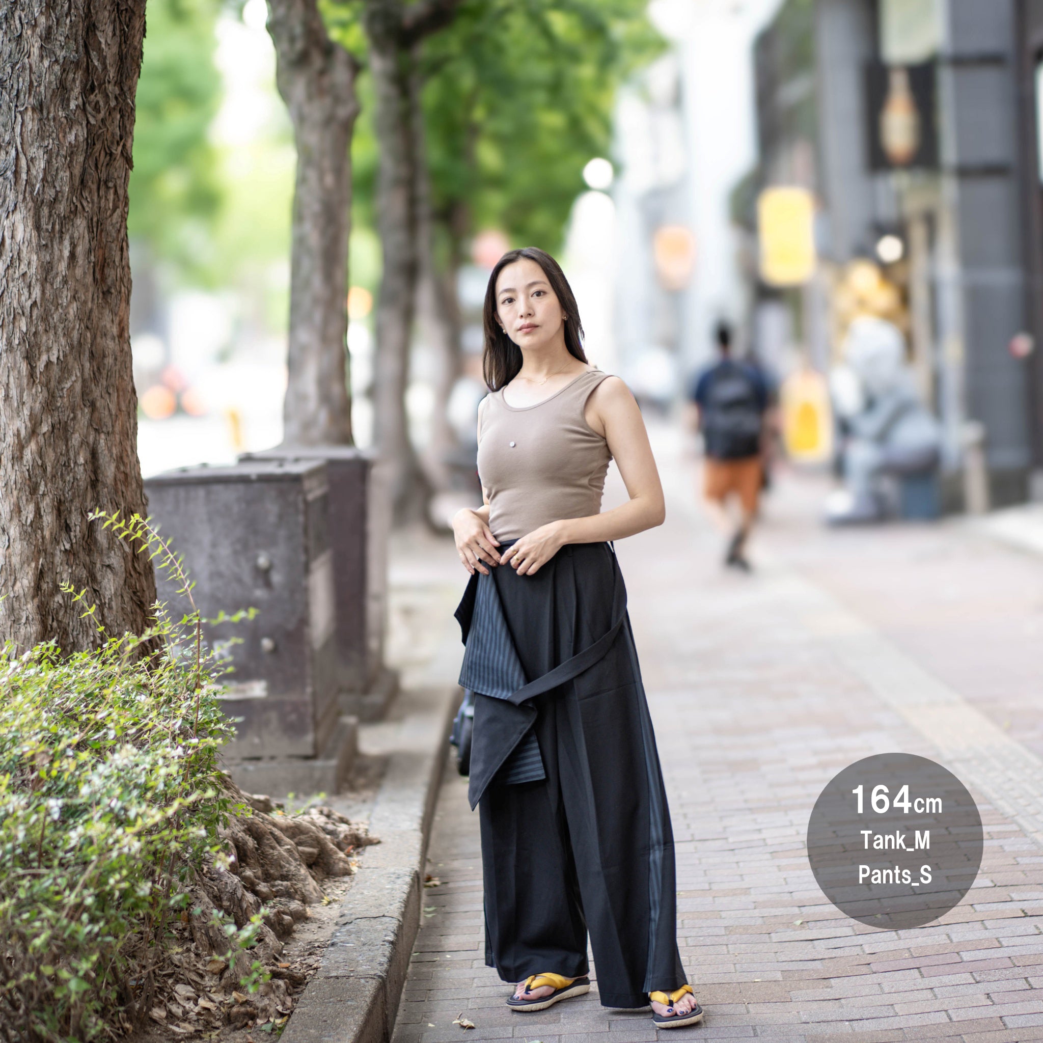 SeRE:ASAP tank top -BLACK | SeRE:FYI tee -Brown【SEIVSON_セイブソン】